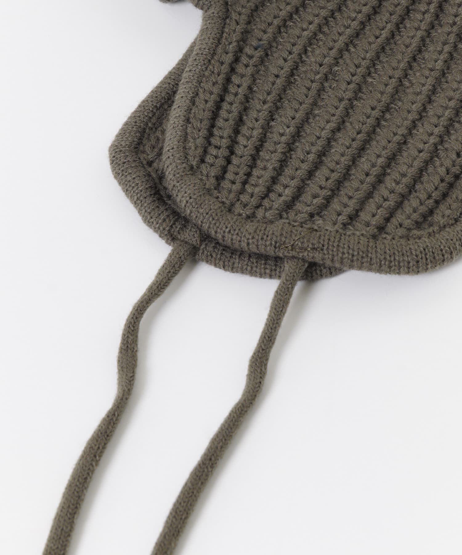 SMELLY「リブニットフライトキャップ」|ニット帽|