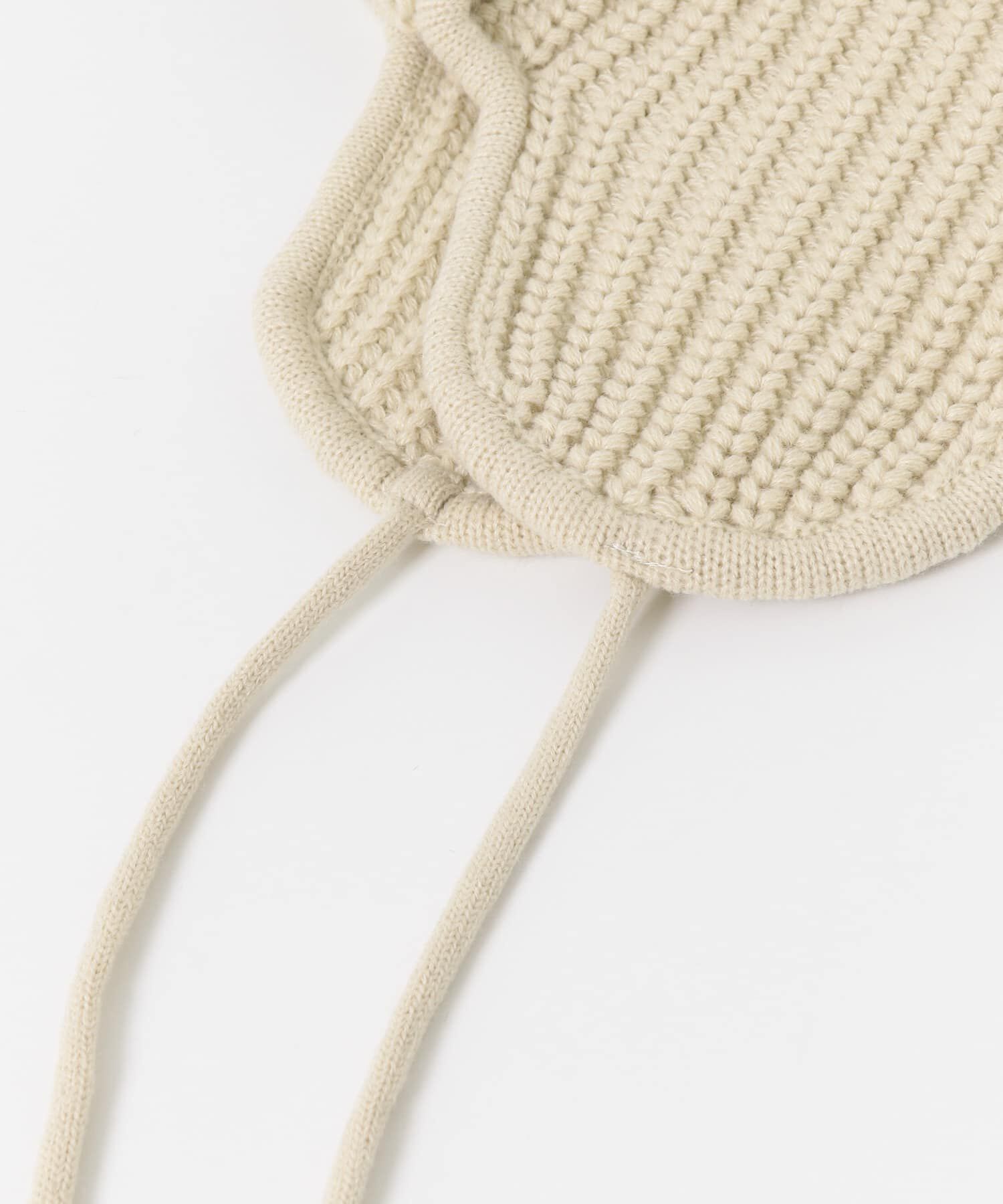 SMELLY「リブニットフライトキャップ」|ニット帽|