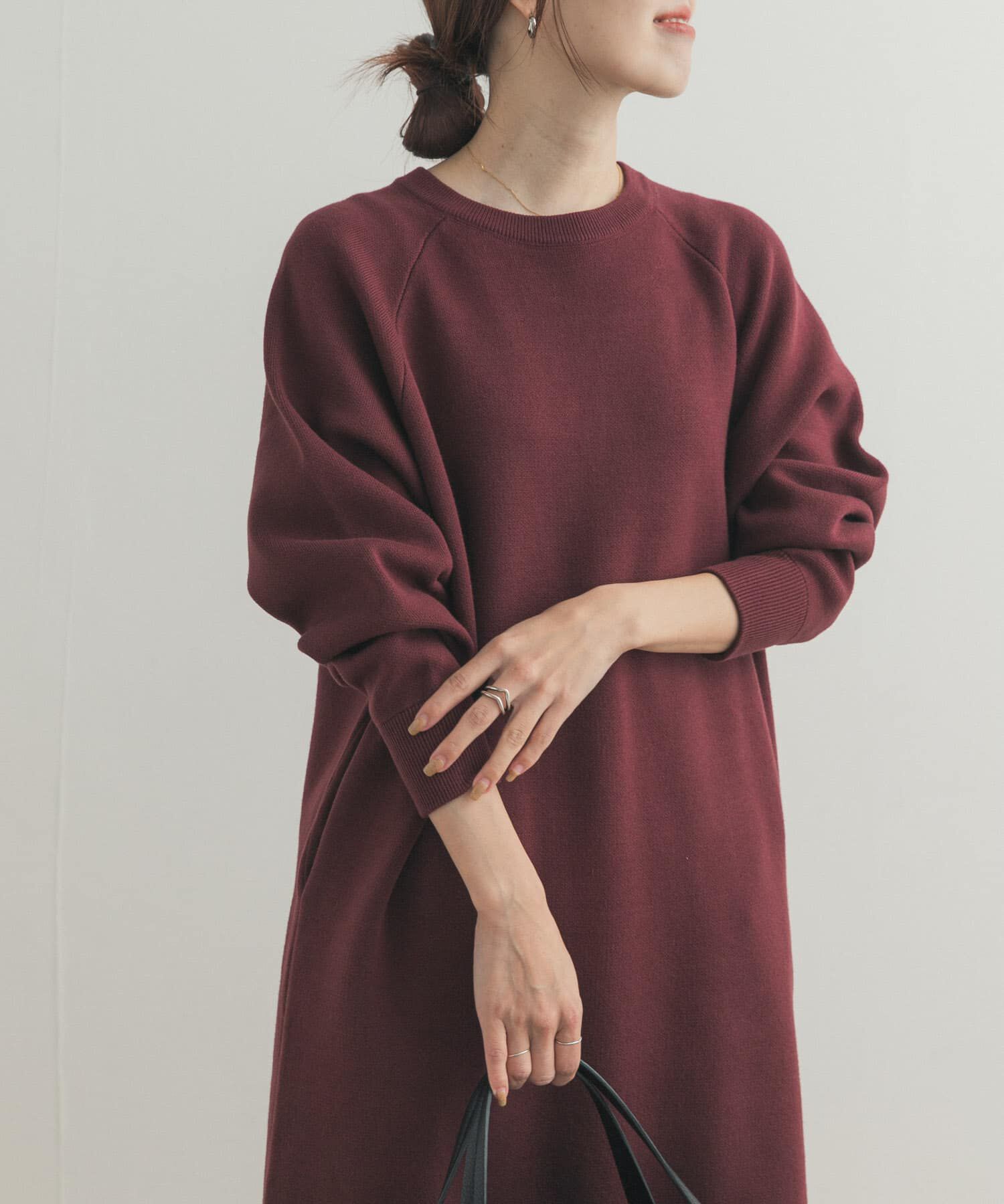 URBAN RESEARCH DOORS「スウェットライクニットワンピース」|ワンピース|