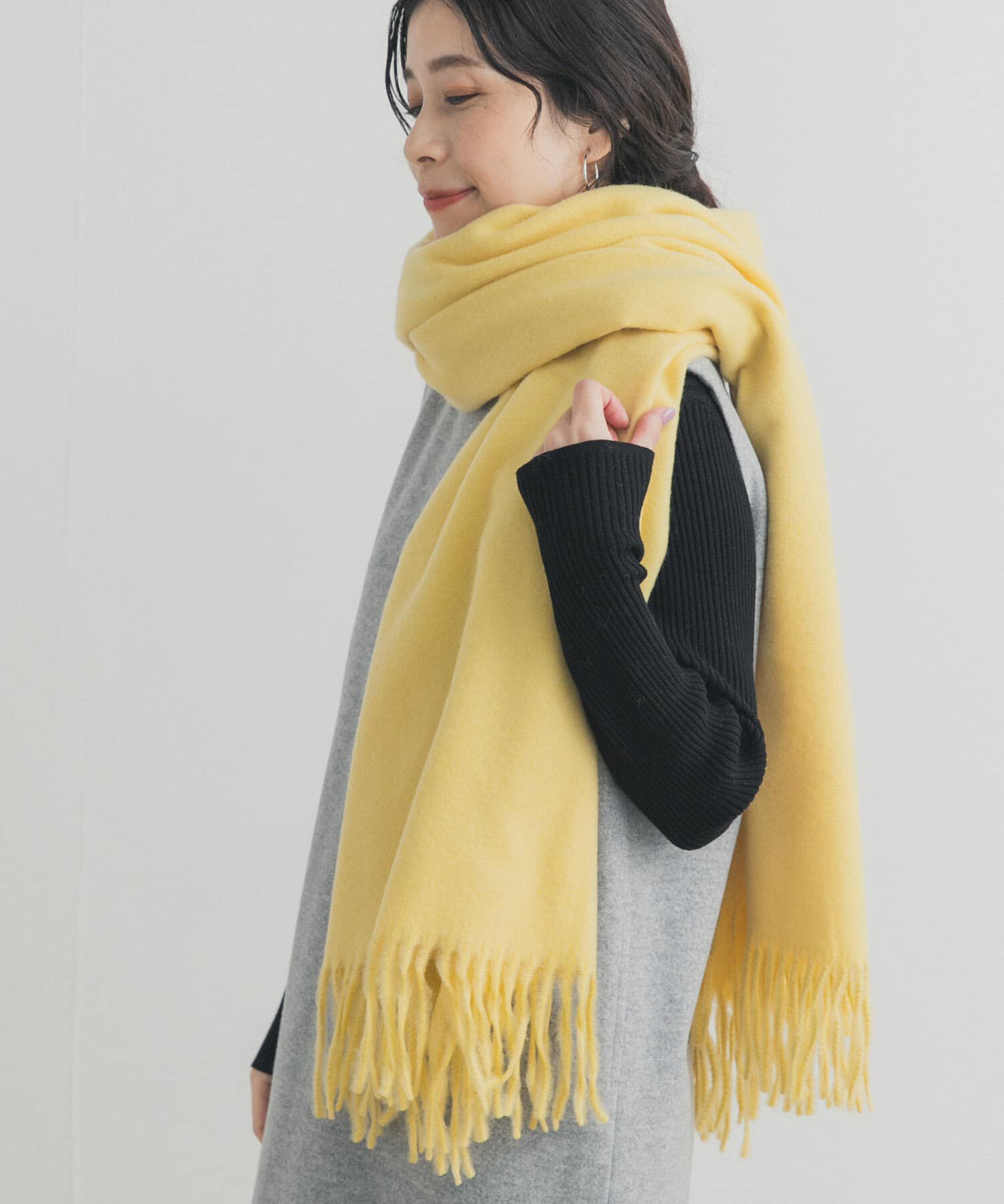 URBAN RESEARCH DOORS「なめらかプレーンストール」|ストール|