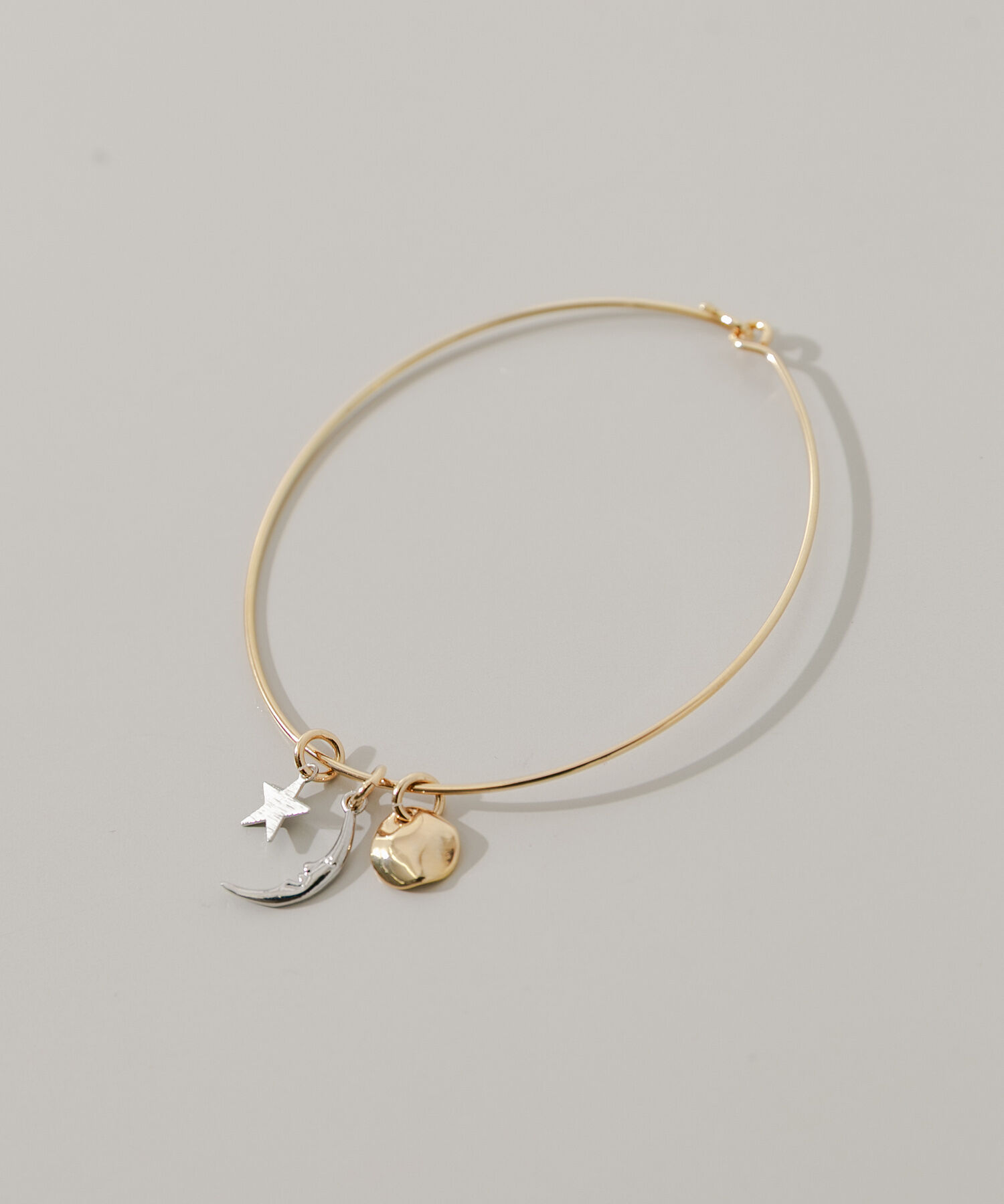 SMELLY「ミックスチャームバングル」|ブレスレット・バングル|ゴールド系その他