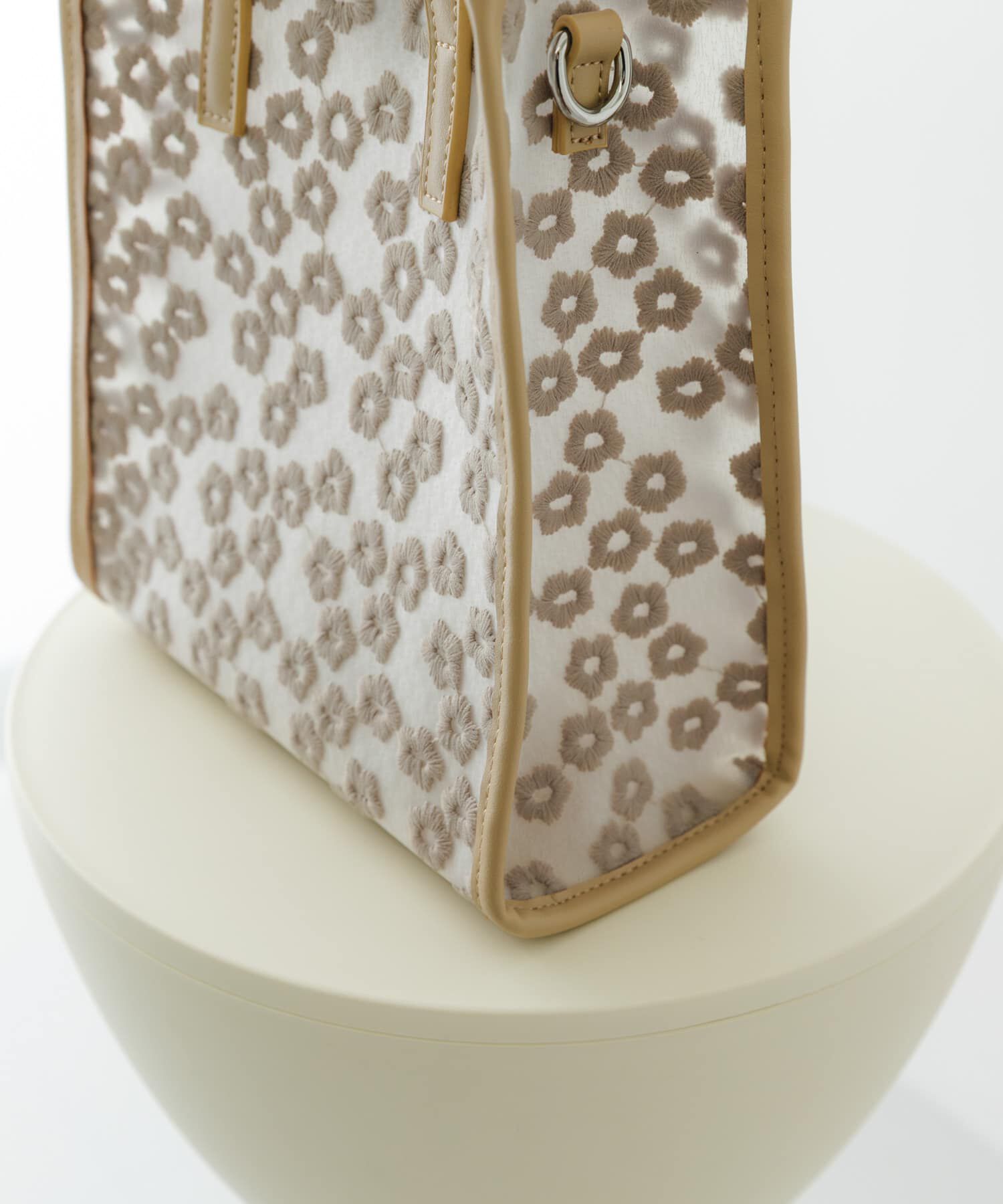 RODE SKO「フラワーシアー2WAYハンドバッグ」|ハンドバッグ|