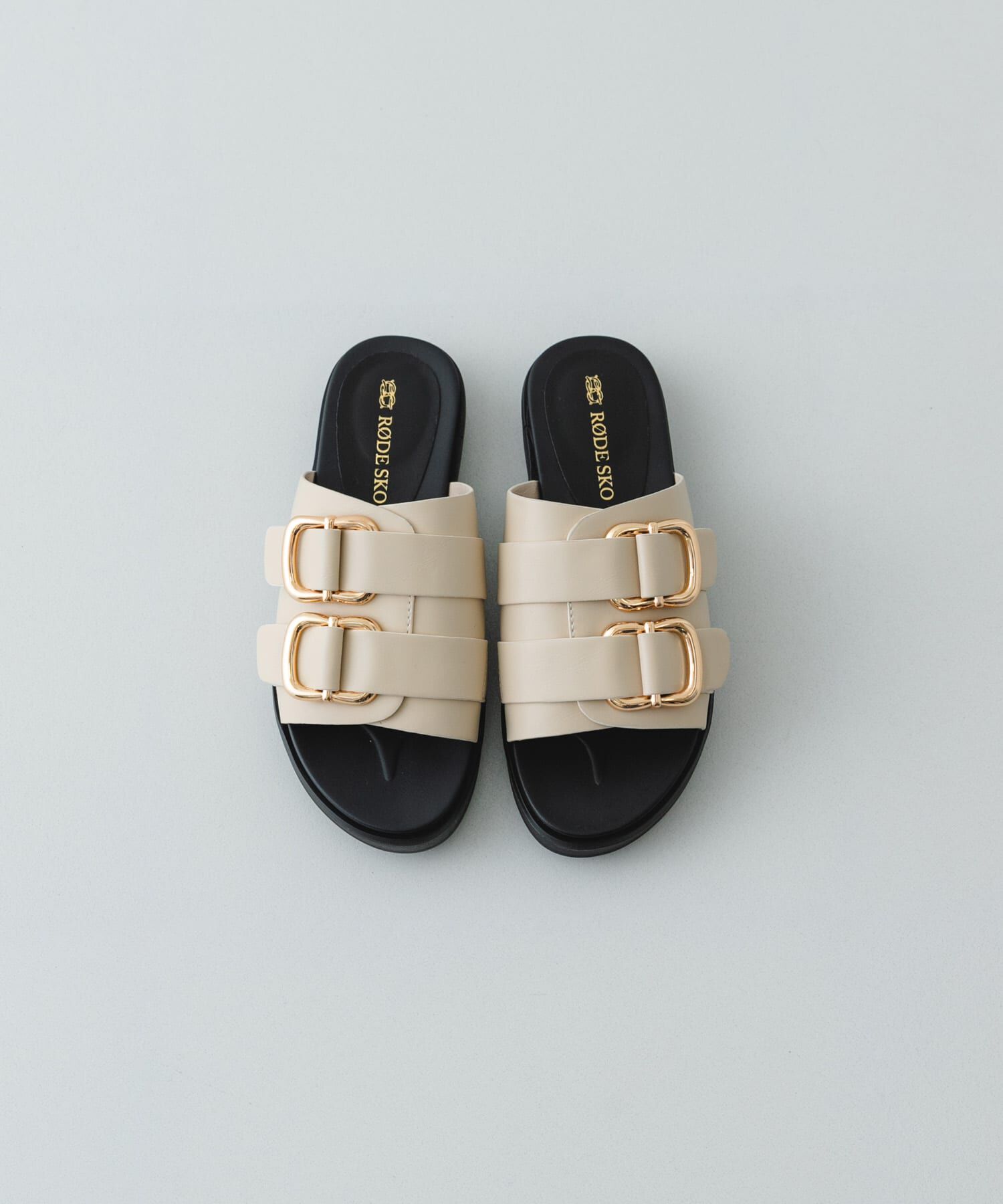 RODE SKO「ダブルベルテッドサンダル」|サンダル|アイボリー