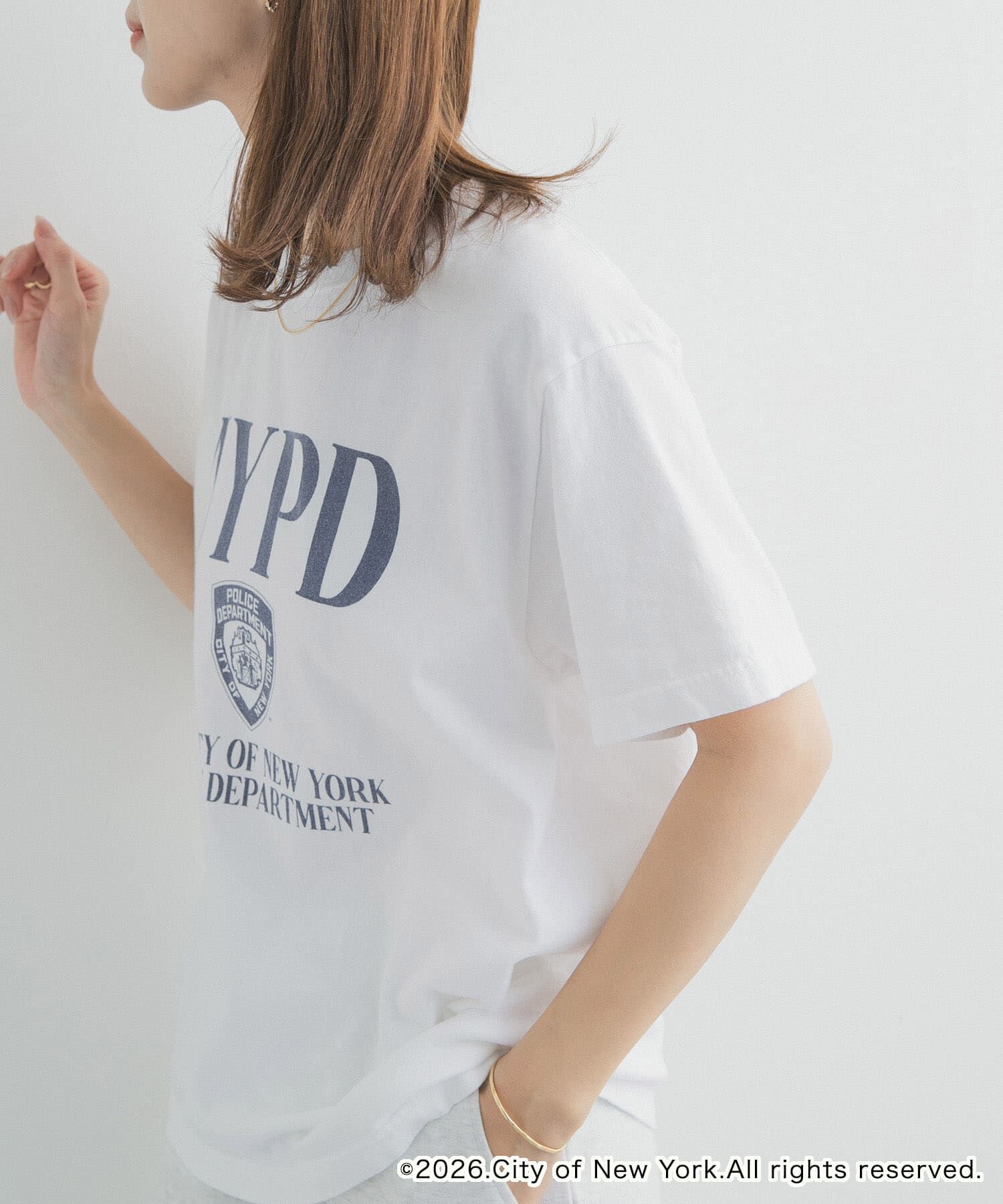 URBAN RESEARCH DOORS「『別注』GOOD ROCK SPEED&times;DOOS　NYC NYPD T-SHIRTS」|Tシャツ・カットソー|