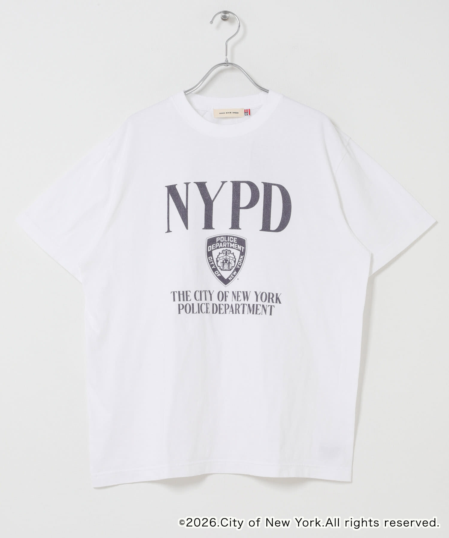 URBAN RESEARCH DOORS「『別注』GOOD ROCK SPEED&times;DOOS　NYC NYPD T-SHIRTS」|Tシャツ・カットソー|
