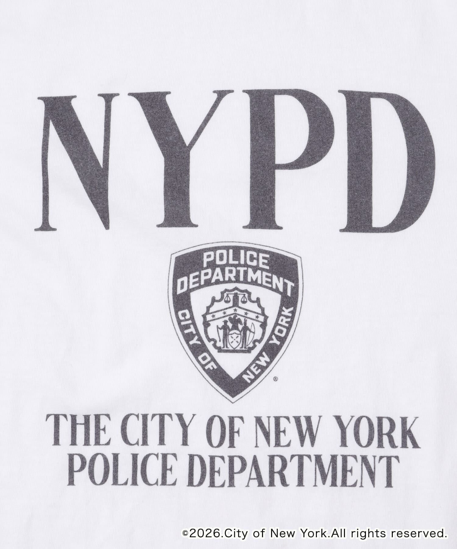 URBAN RESEARCH DOORS「『別注』GOOD ROCK SPEED&times;DOOS　NYC NYPD T-SHIRTS」|Tシャツ・カットソー|