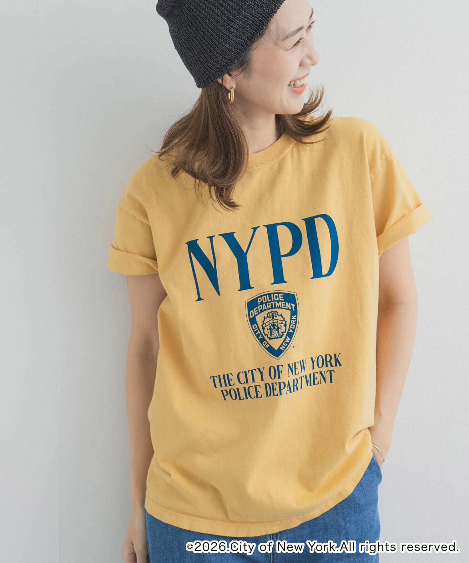 URBAN RESEARCH DOORS「『別注』GOOD ROCK SPEED&times;DOOS　NYC NYPD T-SHIRTS」|Tシャツ・カットソー|