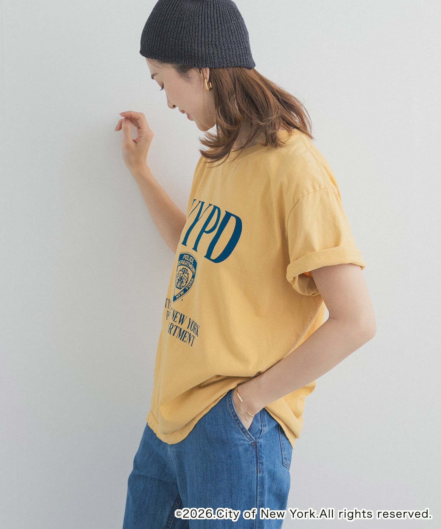 URBAN RESEARCH DOORS「『別注』GOOD ROCK SPEED&times;DOOS　NYC NYPD T-SHIRTS」|Tシャツ・カットソー|