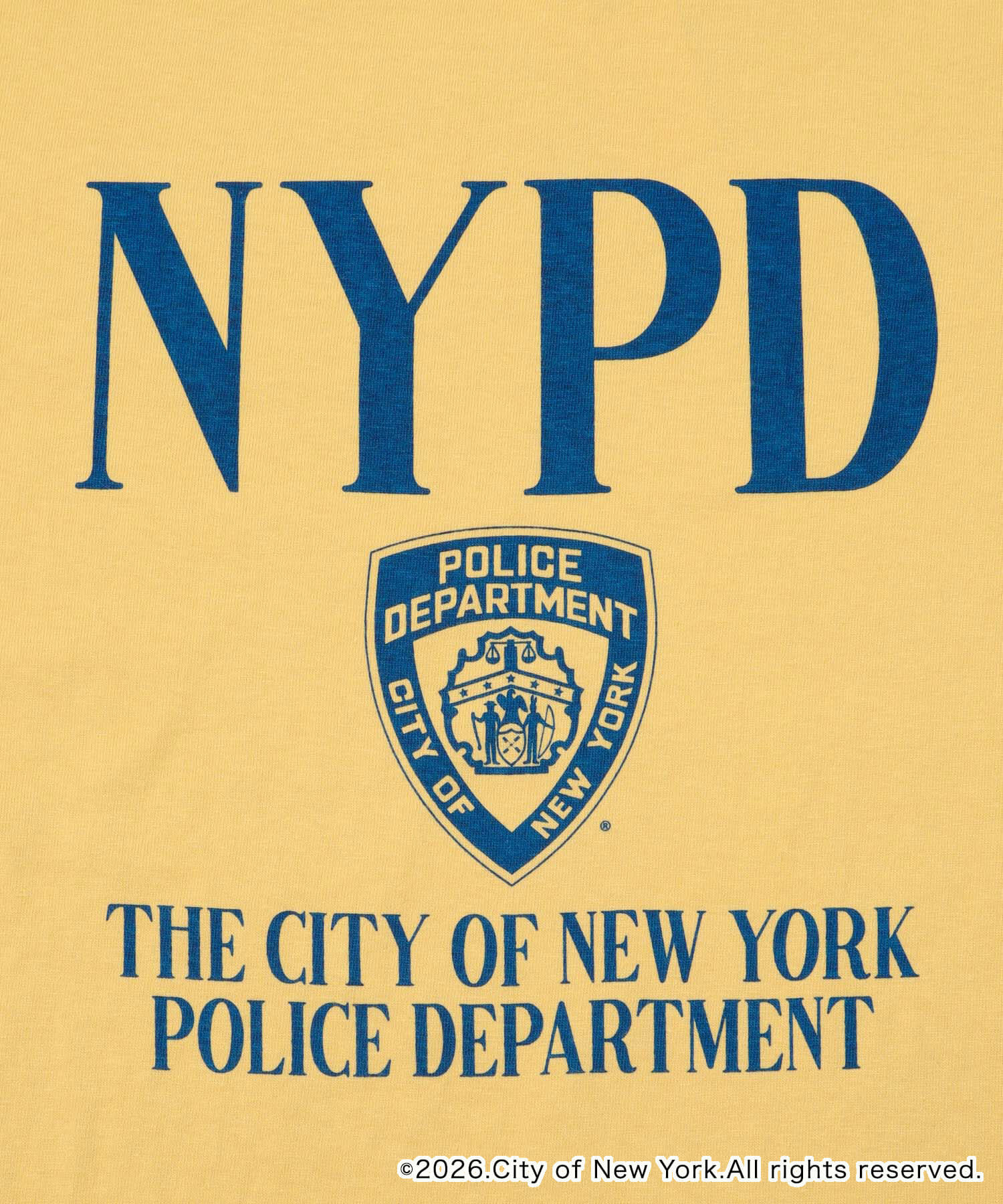 URBAN RESEARCH DOORS「『別注』GOOD ROCK SPEED&times;DOOS　NYC NYPD T-SHIRTS」|Tシャツ・カットソー|