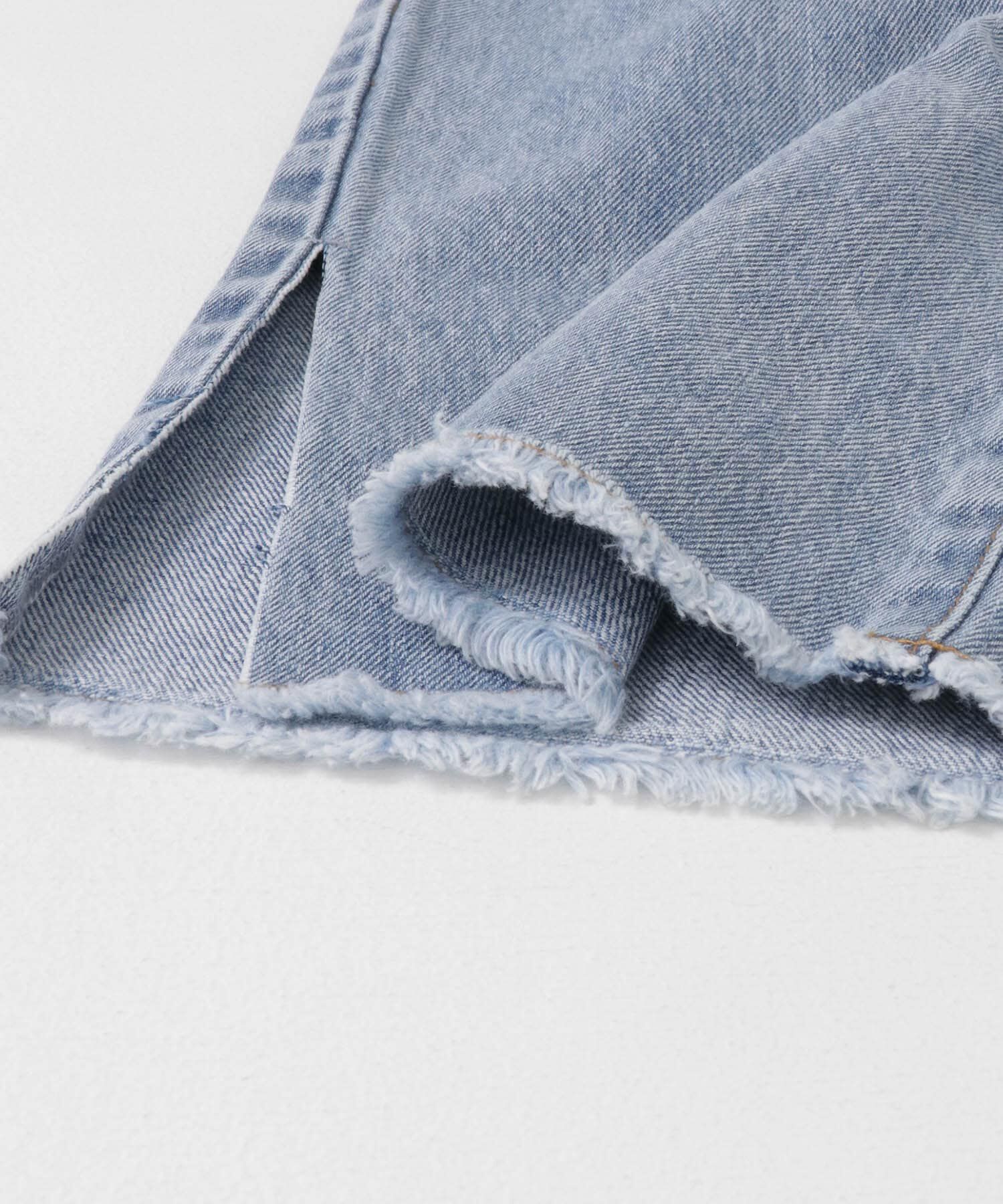  「リメイクダメージスリットデニム」|デニム|