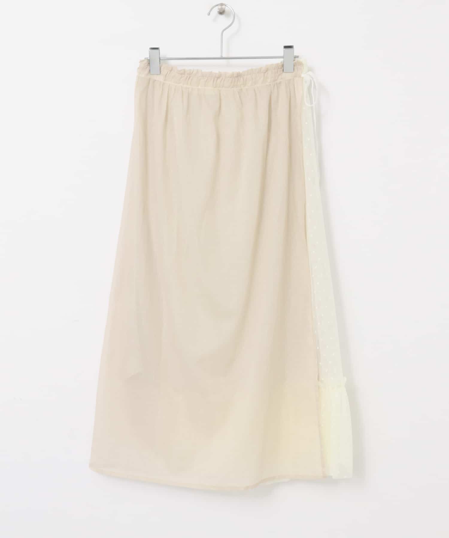  「レイヤードシアー巻きスカート&there4;」|スカート|