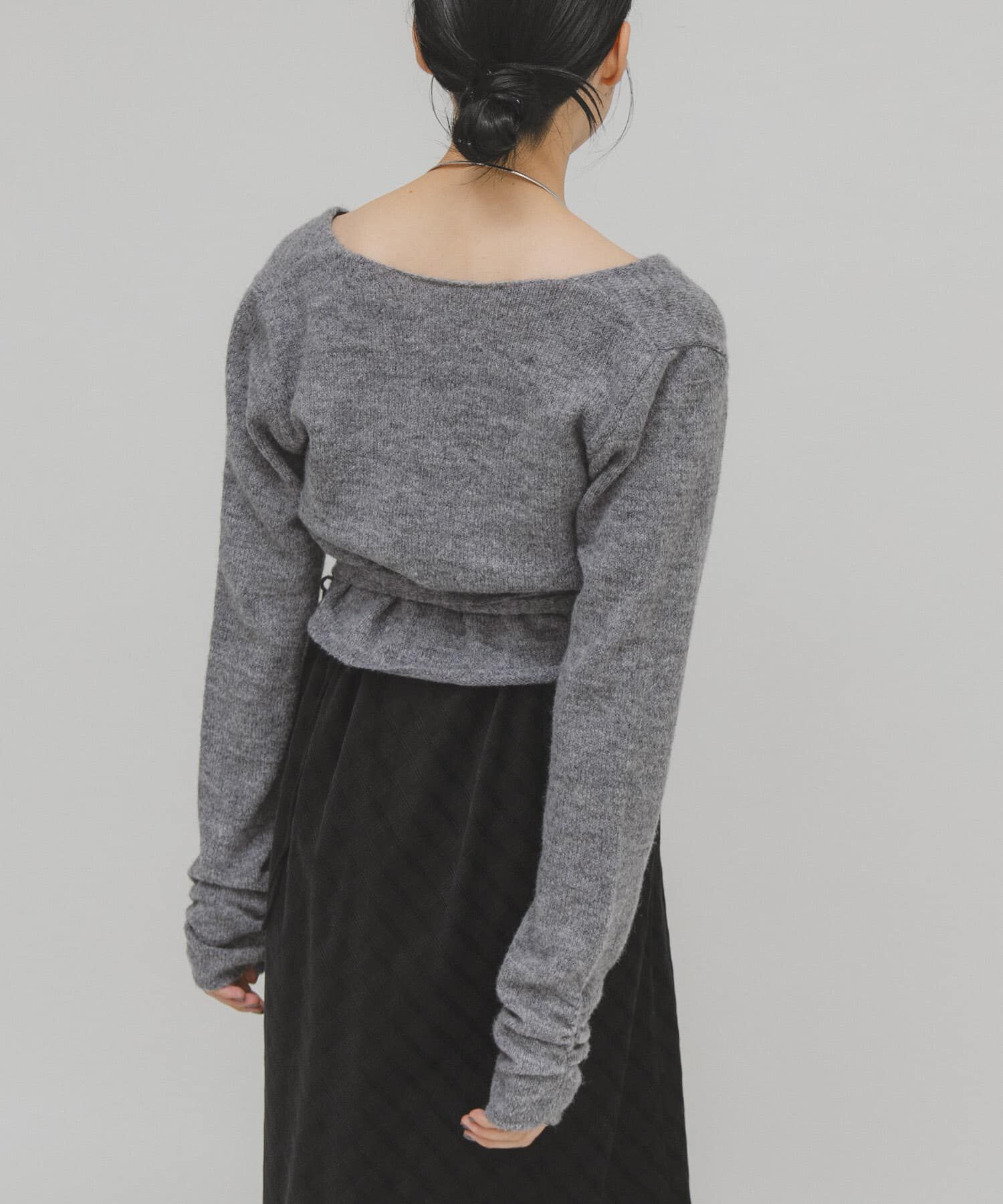  「カシュクールコンパクトニット」|ニット・セーター|