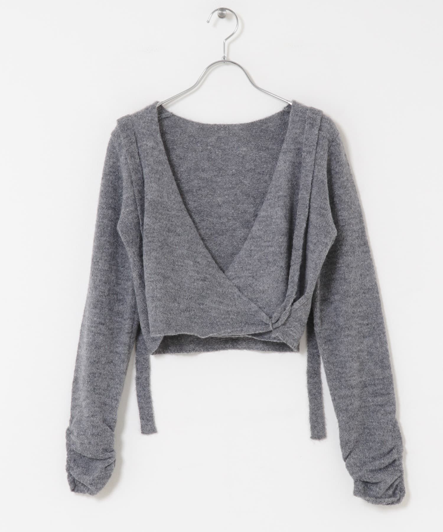  「カシュクールコンパクトニット」|ニット・セーター|