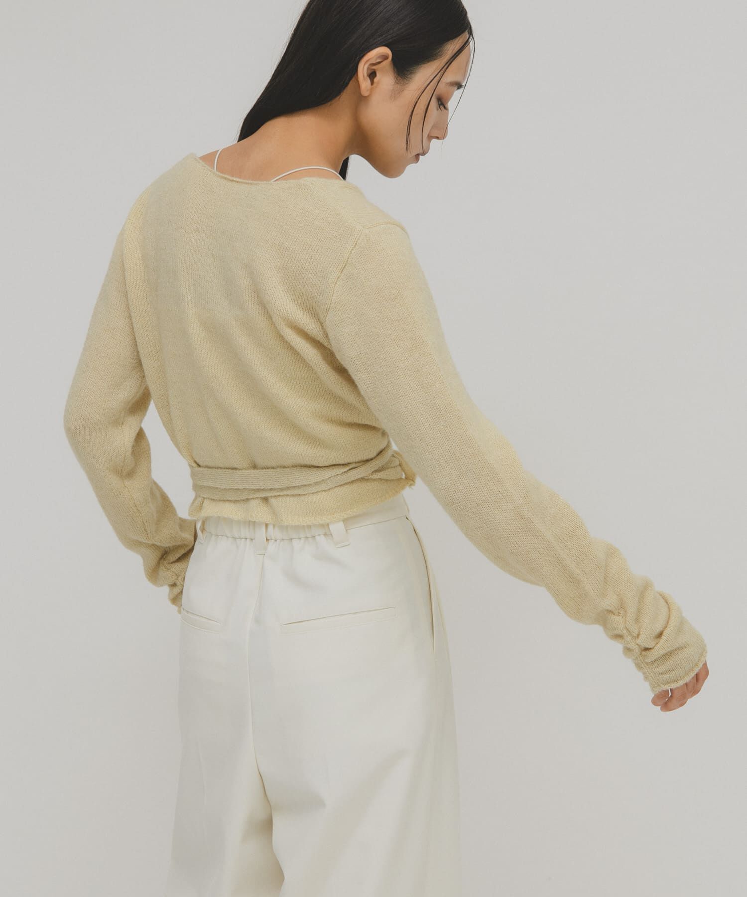  「カシュクールコンパクトニット」|ニット・セーター|