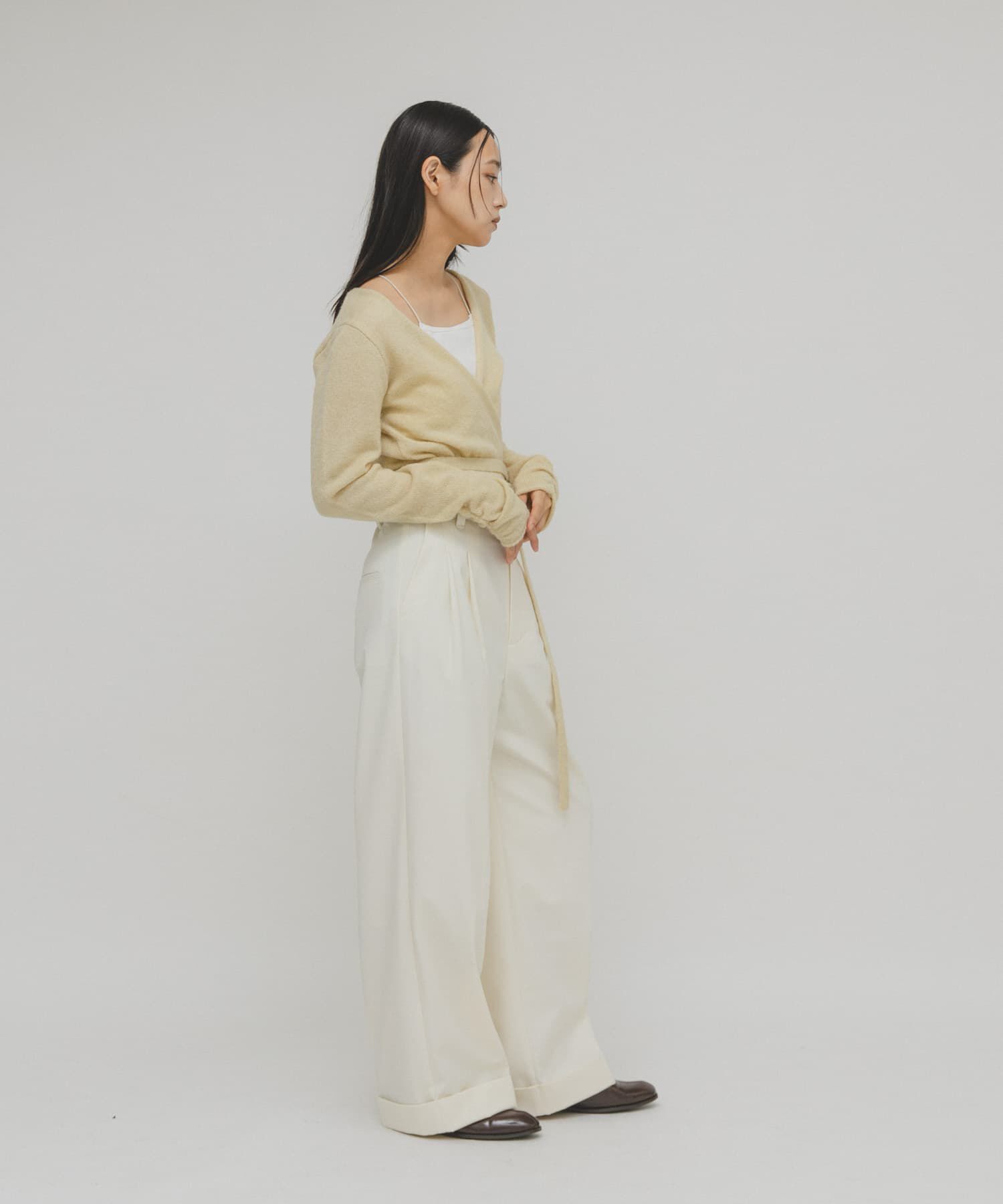  「カシュクールコンパクトニット」|ニット・セーター|