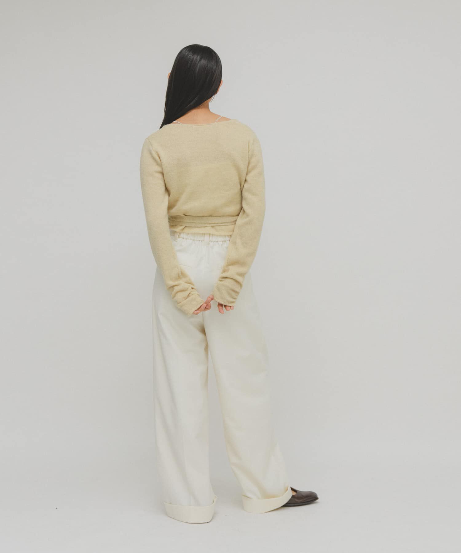  「カシュクールコンパクトニット」|ニット・セーター|