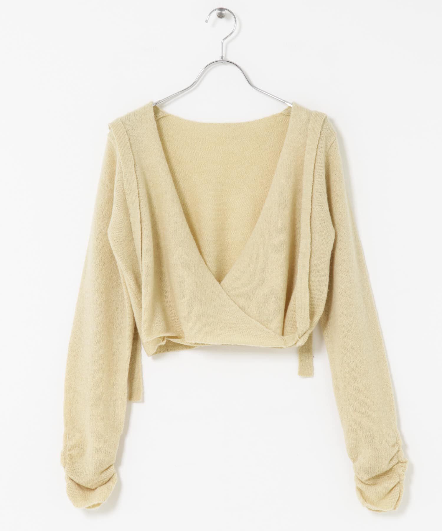  「カシュクールコンパクトニット」|ニット・セーター|