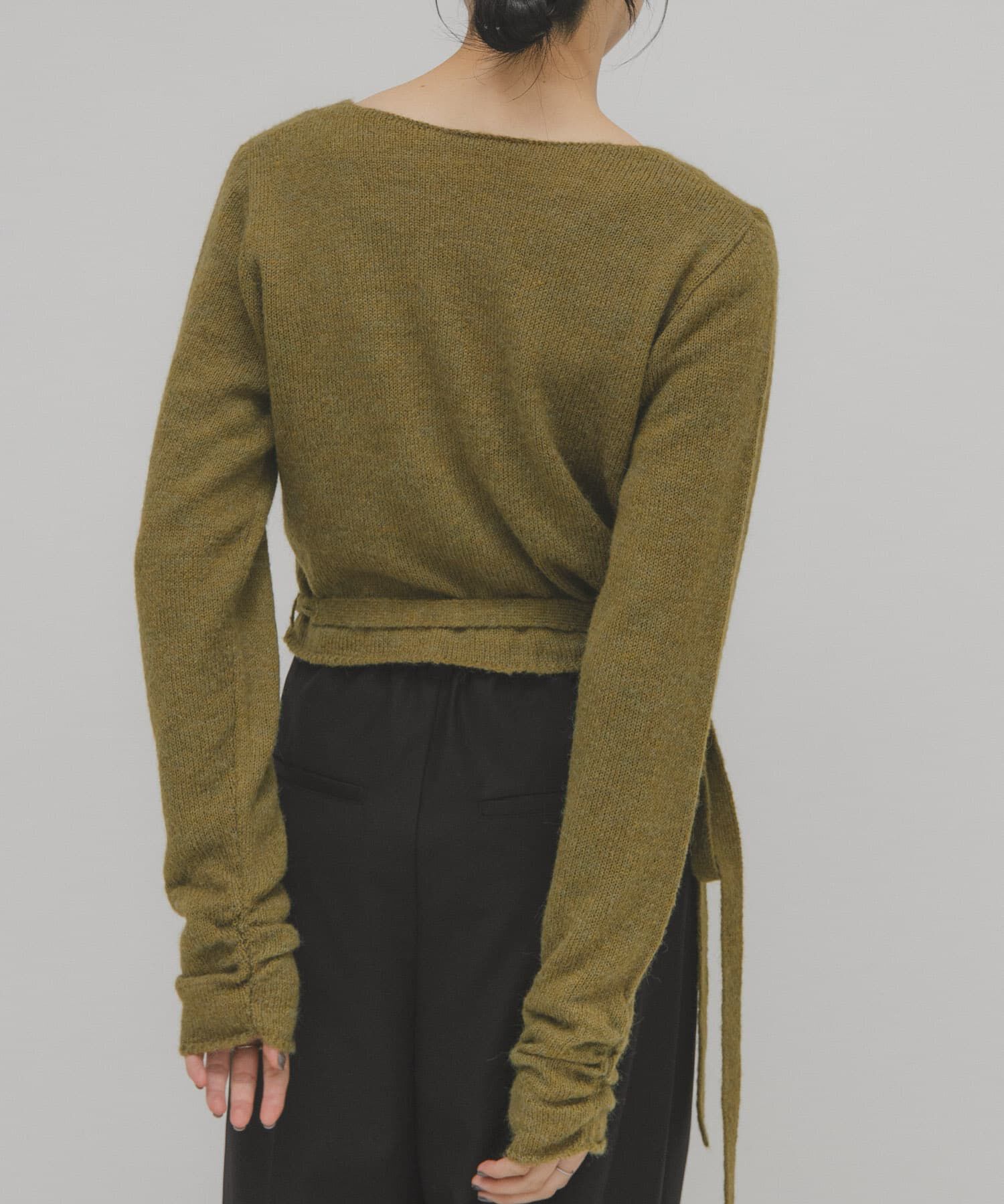  「カシュクールコンパクトニット」|ニット・セーター|