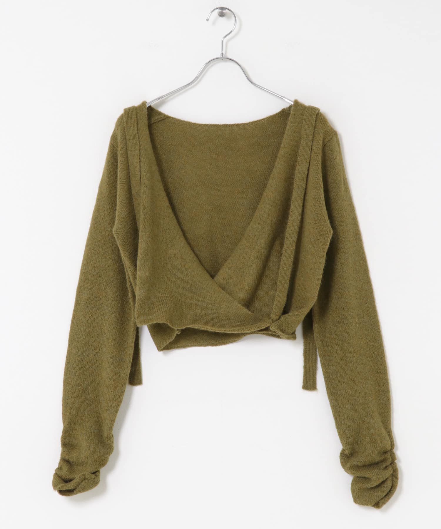  「カシュクールコンパクトニット」|ニット・セーター|