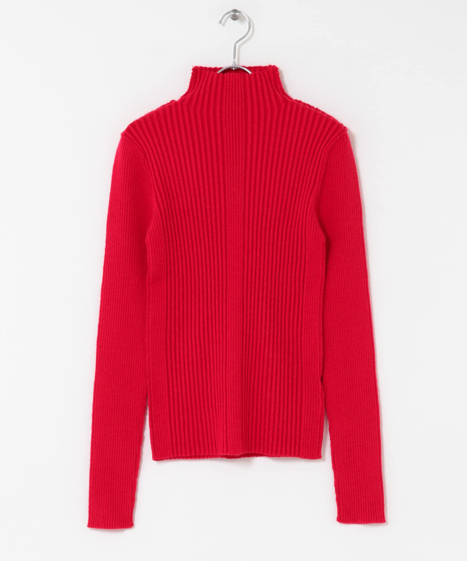  「illi　ランダムRIBハイネックニット」|ニット・セーター|