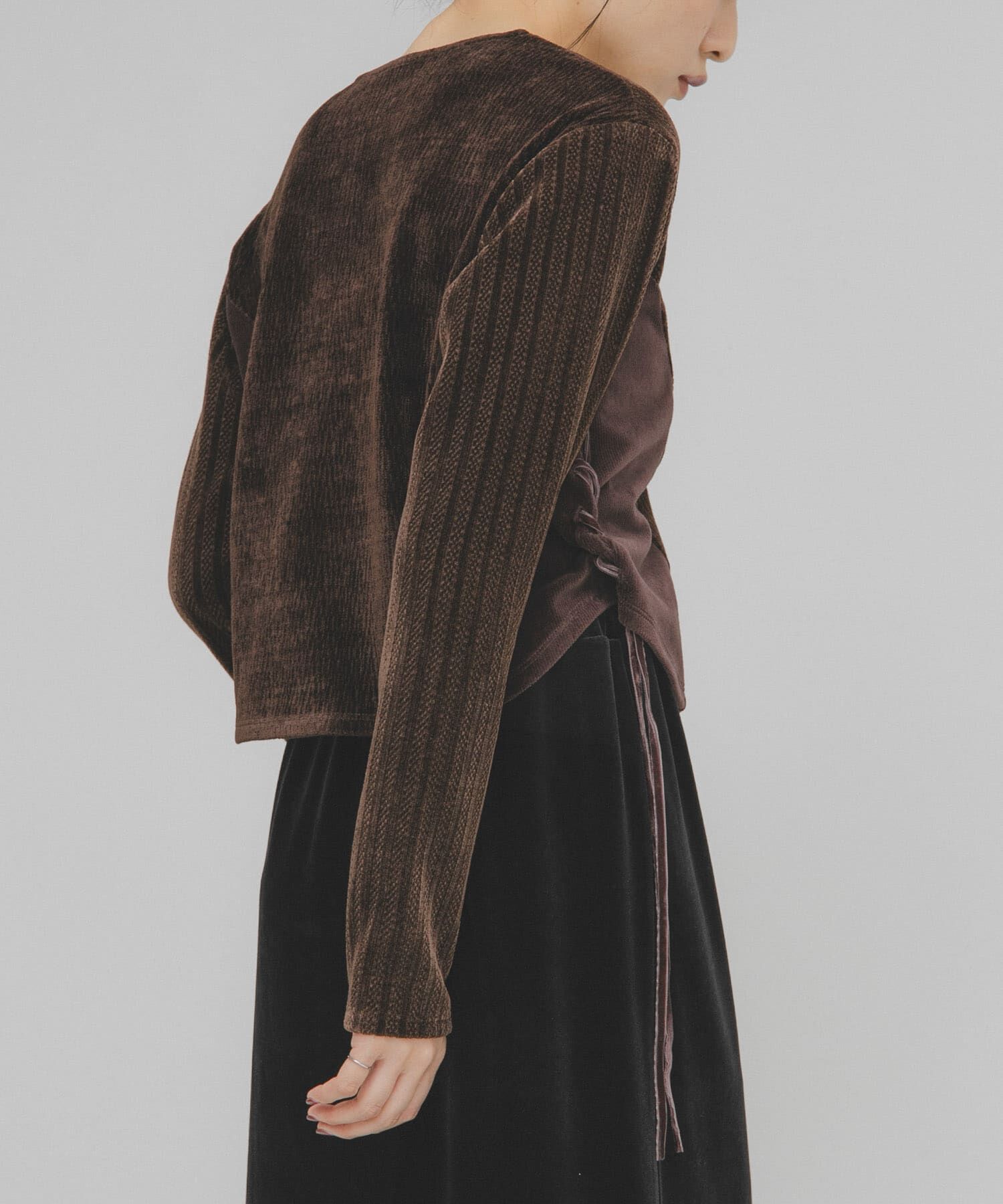  「モールジャガードカーディガン」|カーディガン|