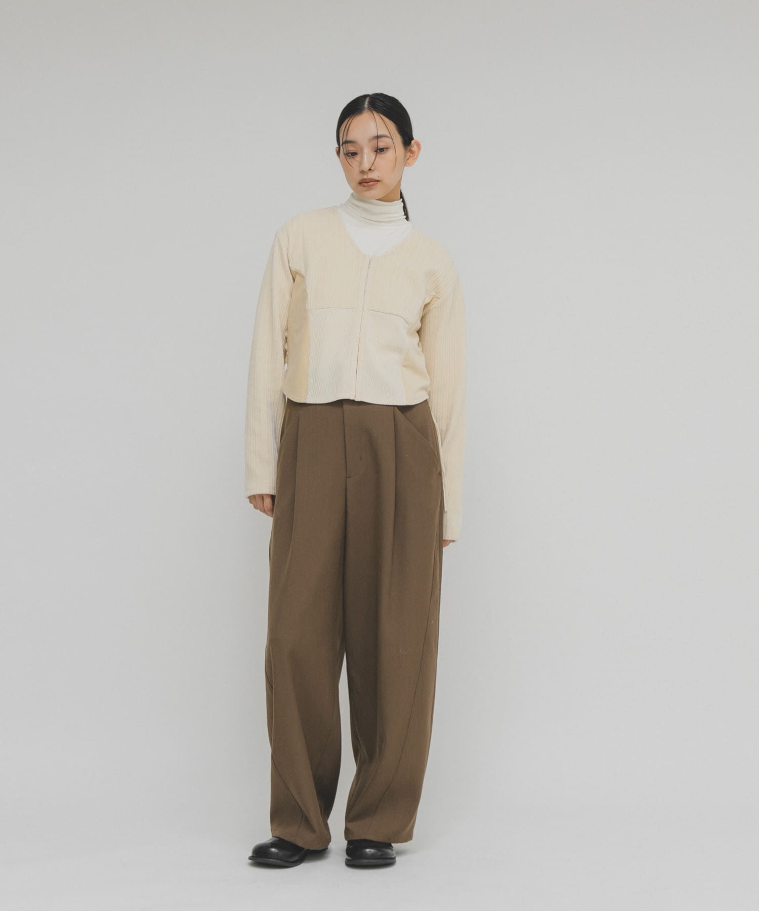  「モールジャガードカーディガン」|カーディガン|