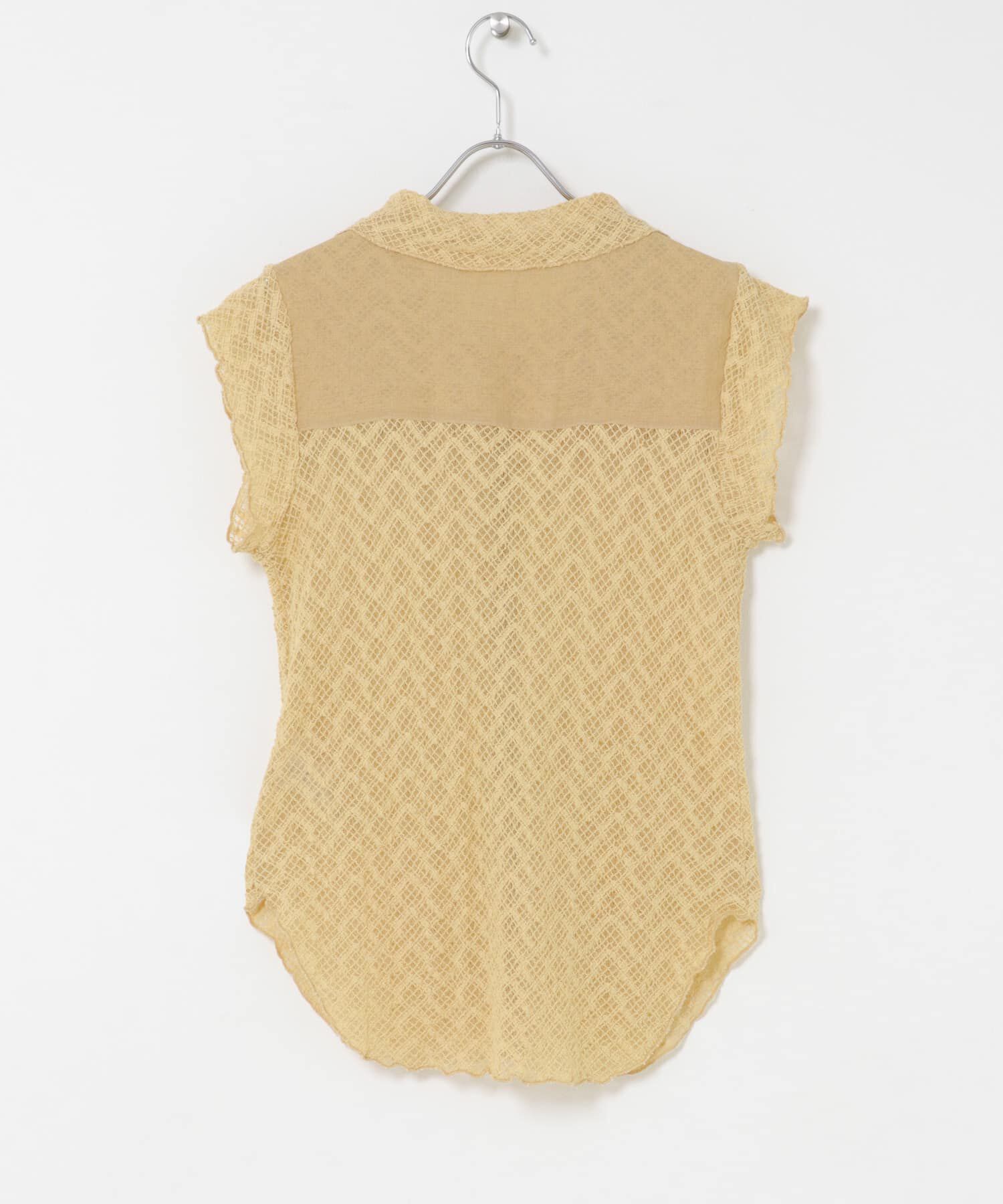  「フレンチスリーブレースシャツ」|シャツ・ブラウス|