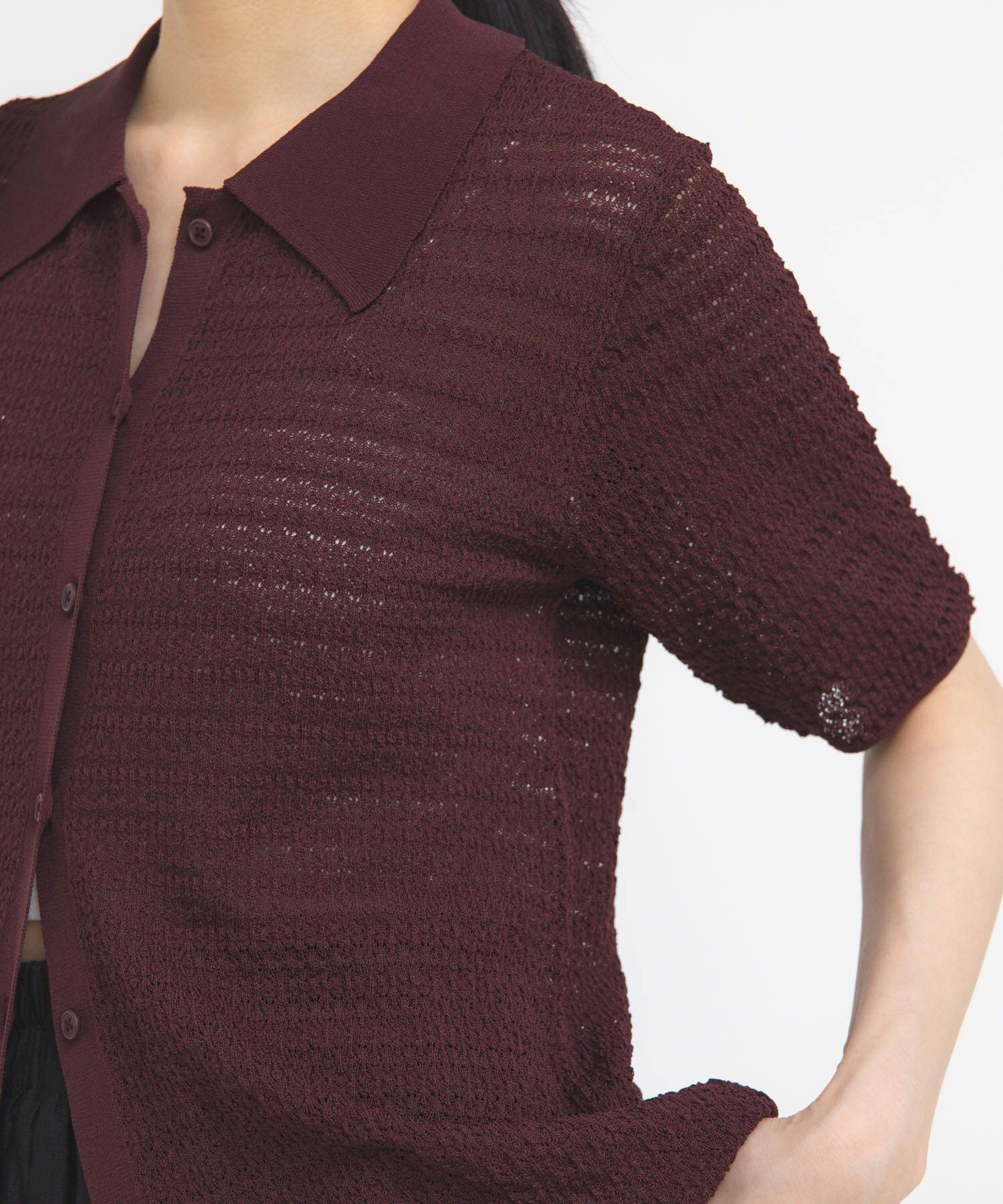  「ラッセルニットシャツ」|ニット・セーター|