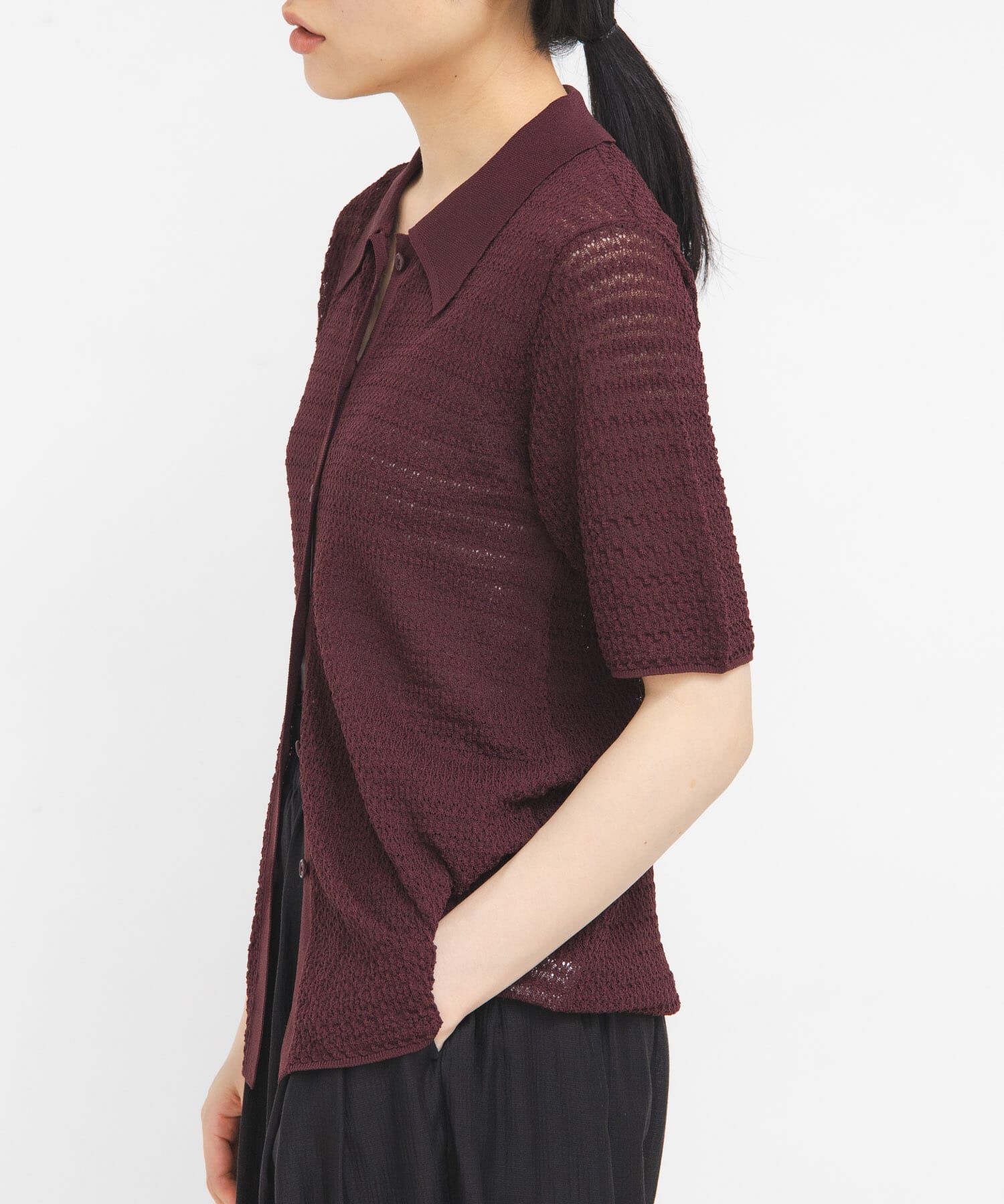  「ラッセルニットシャツ」|ニット・セーター|