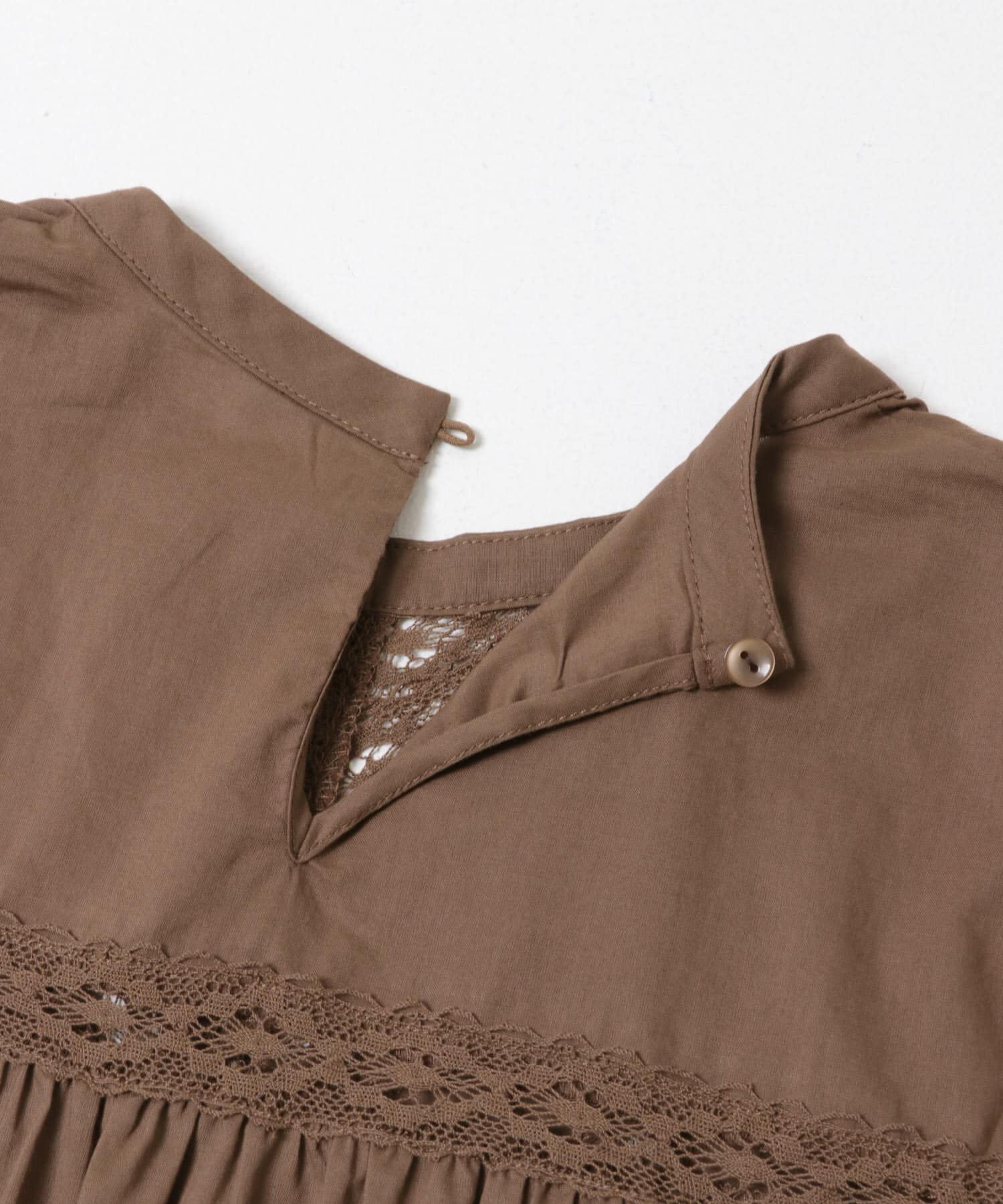  「MIXレースディティールブラウス」|シャツ・ブラウス|