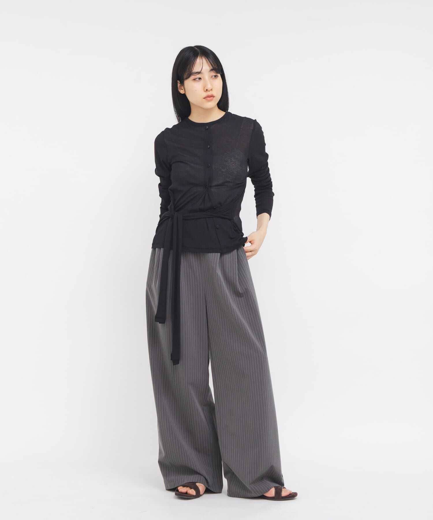  「パイピングイージーパンツ」|その他|グレー系その他