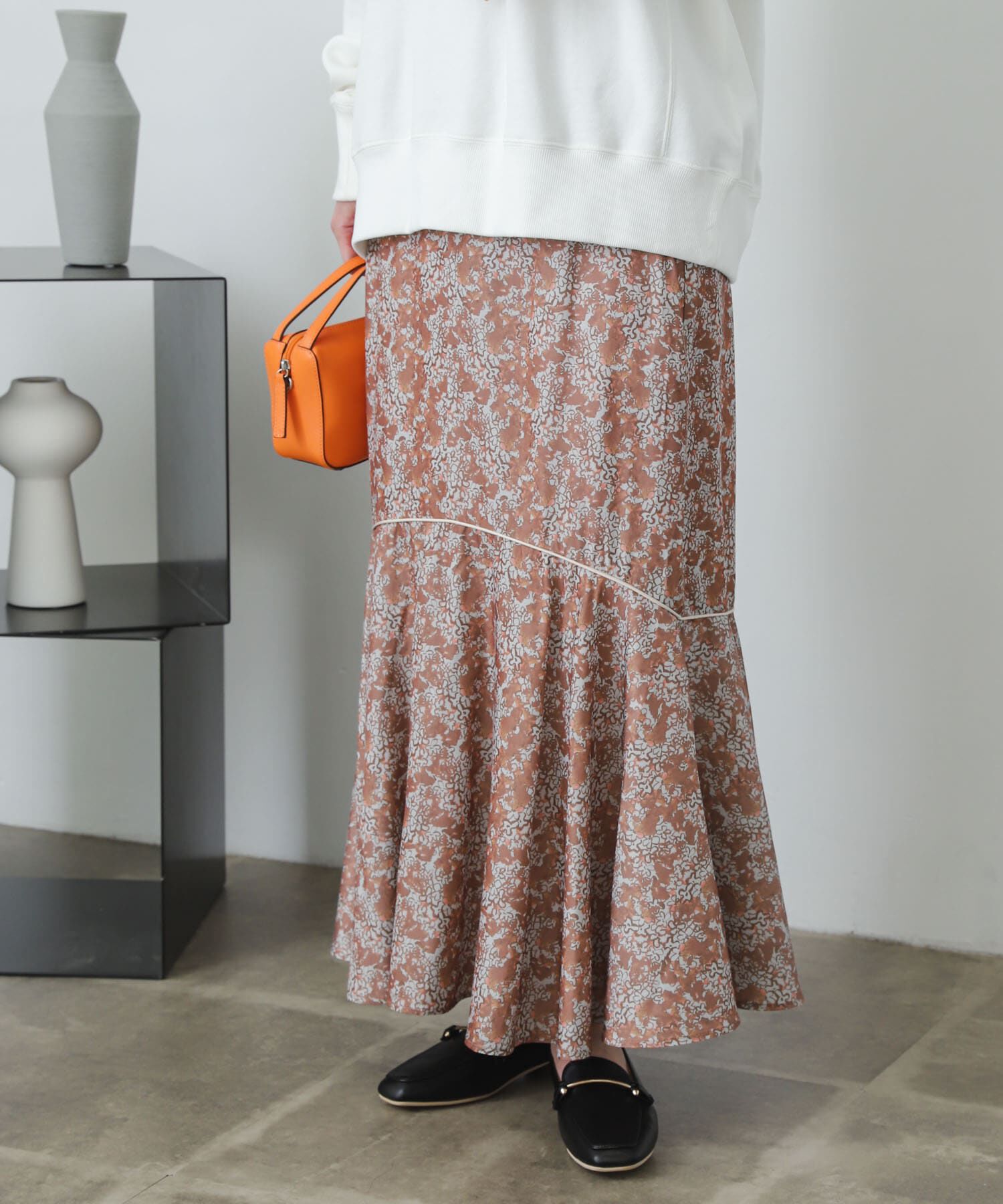 SENSE OF PLACE by URBAN RESEARCH「アートフラワーマーメイドスカート」|スカート|