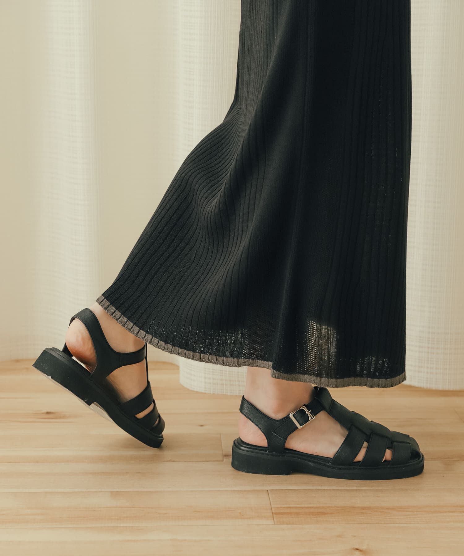 SENSE OF PLACE by URBAN RESEARCH「トリミングナローニットスカート」|スカート|