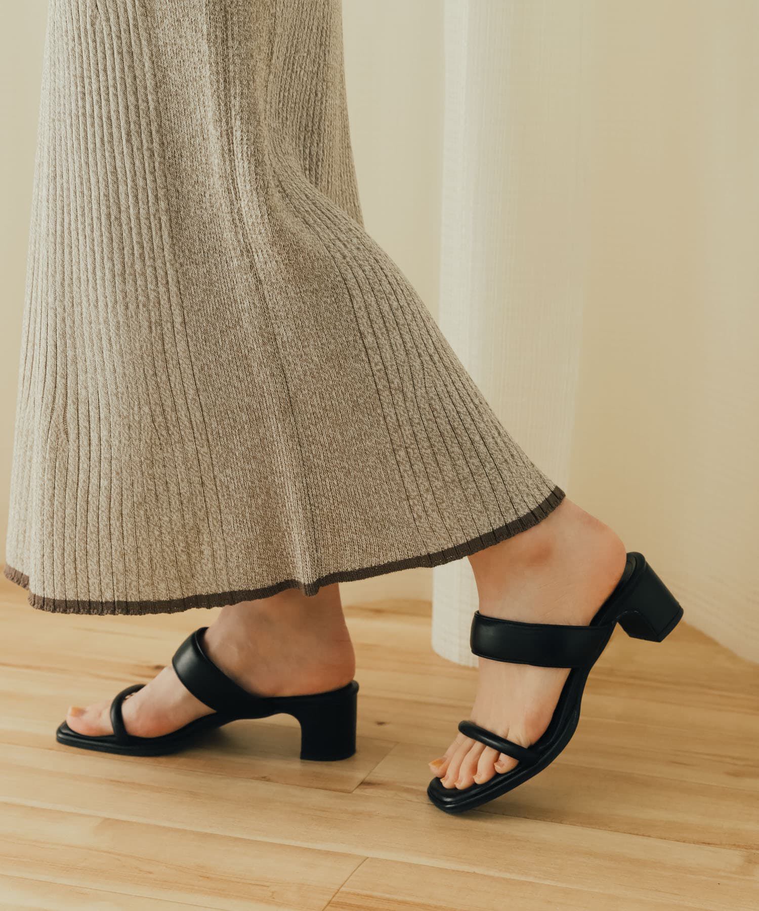 SENSE OF PLACE by URBAN RESEARCH「トリミングナローニットスカート」|スカート|