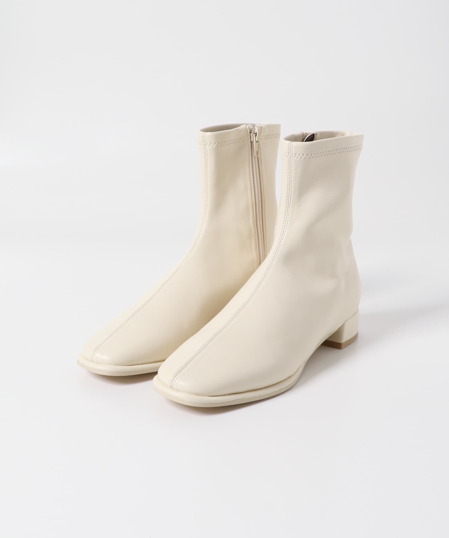 SENSE OF PLACE by URBAN RESEARCH「『4ｻｲｽﾞ展開』『晴雨兼用』ｽｸｴｱﾄｳｾﾝﾀｰｼｰﾑｽﾄﾚｯﾁﾛ」|ショートブーツ|