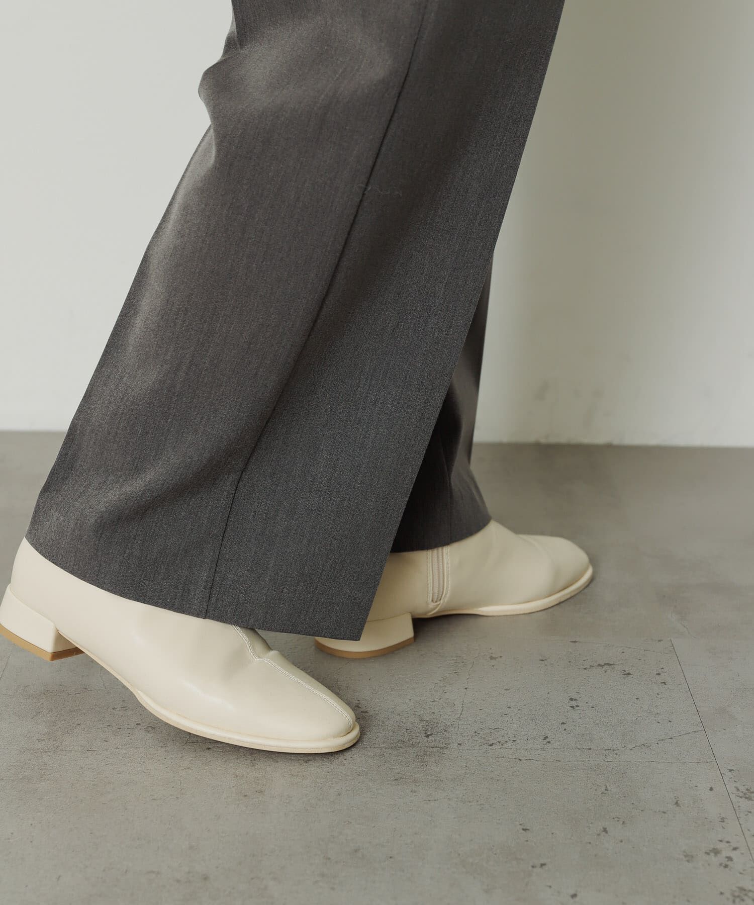 SENSE OF PLACE by URBAN RESEARCH「『4ｻｲｽﾞ展開』『晴雨兼用』ｽｸｴｱﾄｳｾﾝﾀｰｼｰﾑｽﾄﾚｯﾁﾛ」|ショートブーツ|