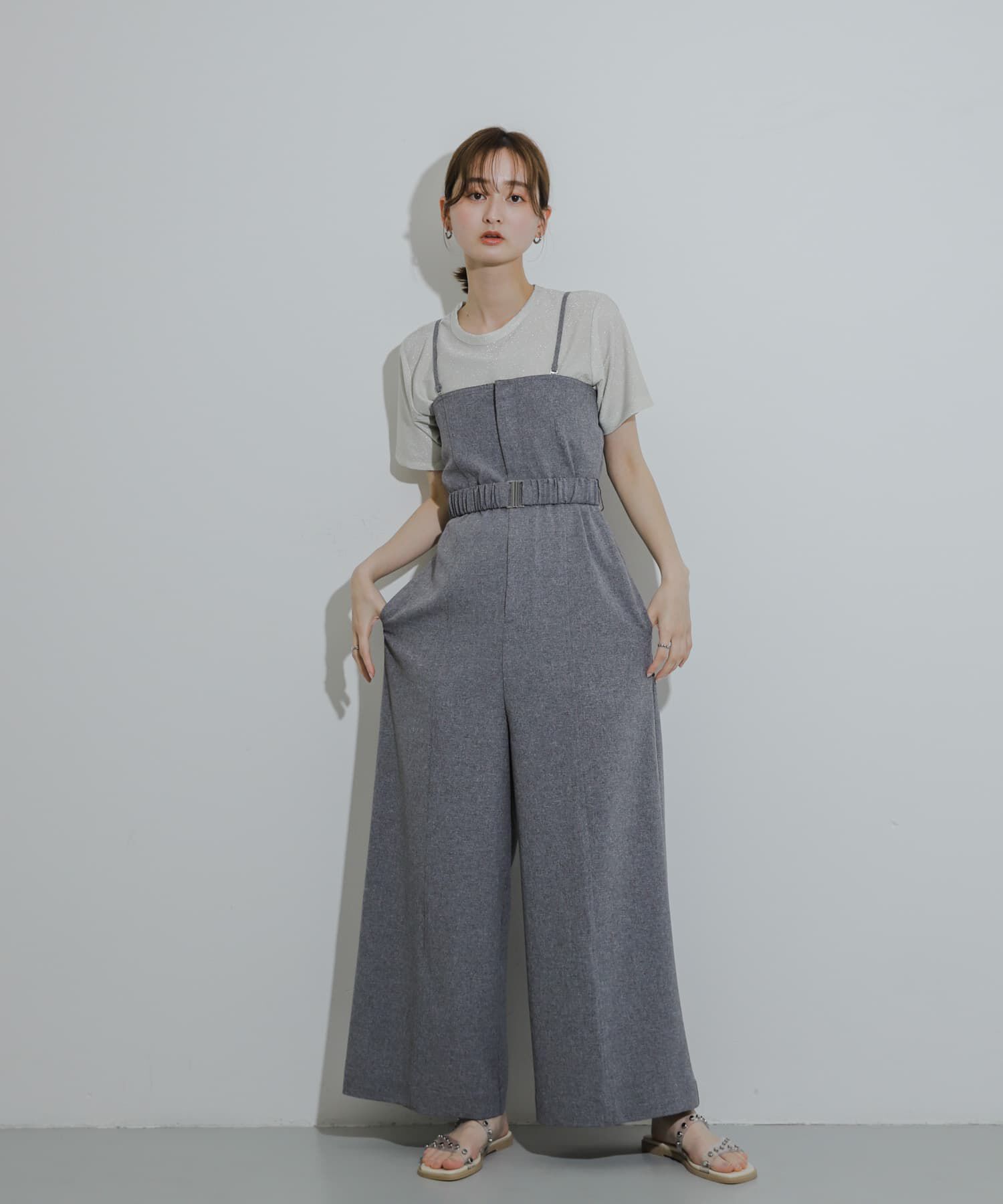 SENSE OF PLACE by URBAN RESEARCH「ストラップツキベルトベアパンツ」|スカート|