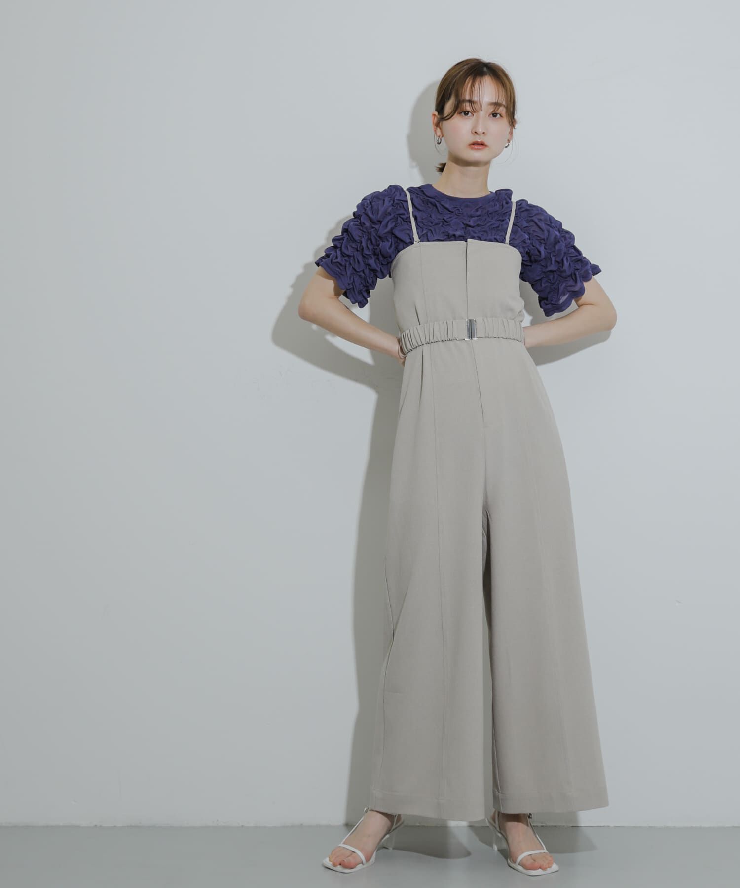 SENSE OF PLACE by URBAN RESEARCH「ストラップツキベルトベアパンツ」|スカート|