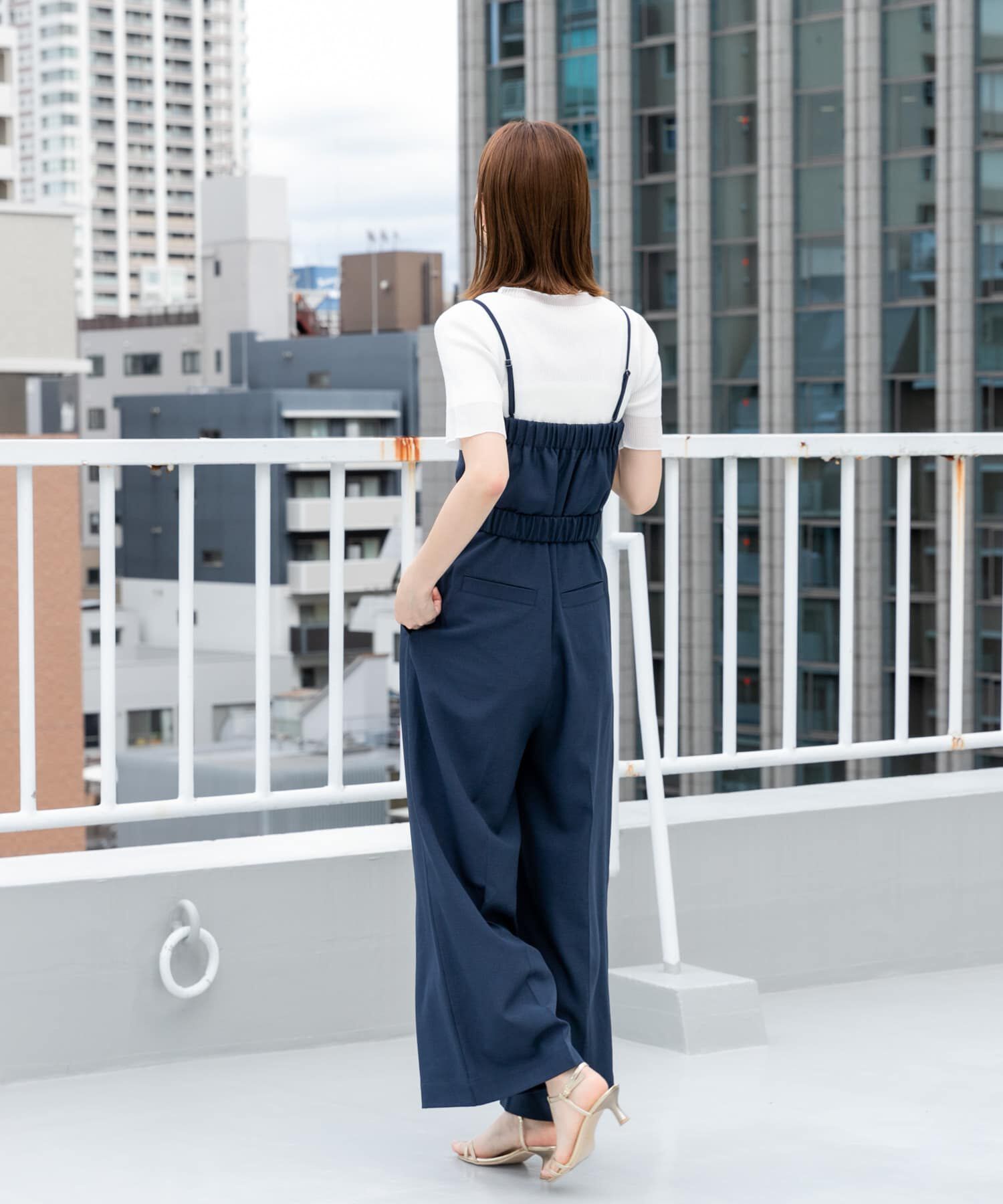 SENSE OF PLACE by URBAN RESEARCH「ストラップツキベルトベアパンツ」|スカート|