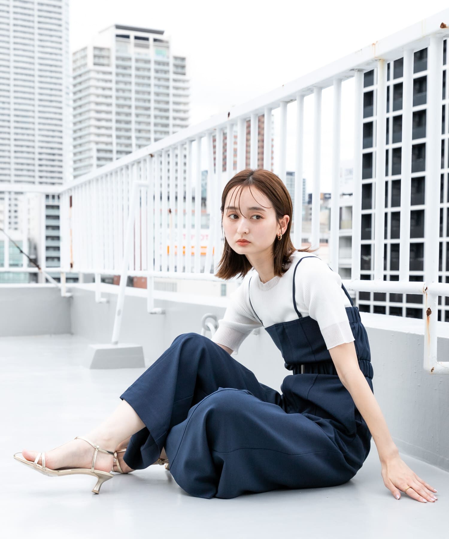 SENSE OF PLACE by URBAN RESEARCH「ストラップツキベルトベアパンツ」|スカート|