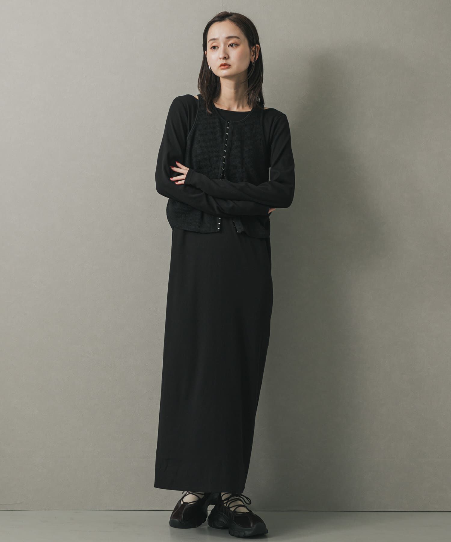 SENSE OF PLACE by URBAN RESEARCH「アメスリレイヤードワンピース」|ワンピース|