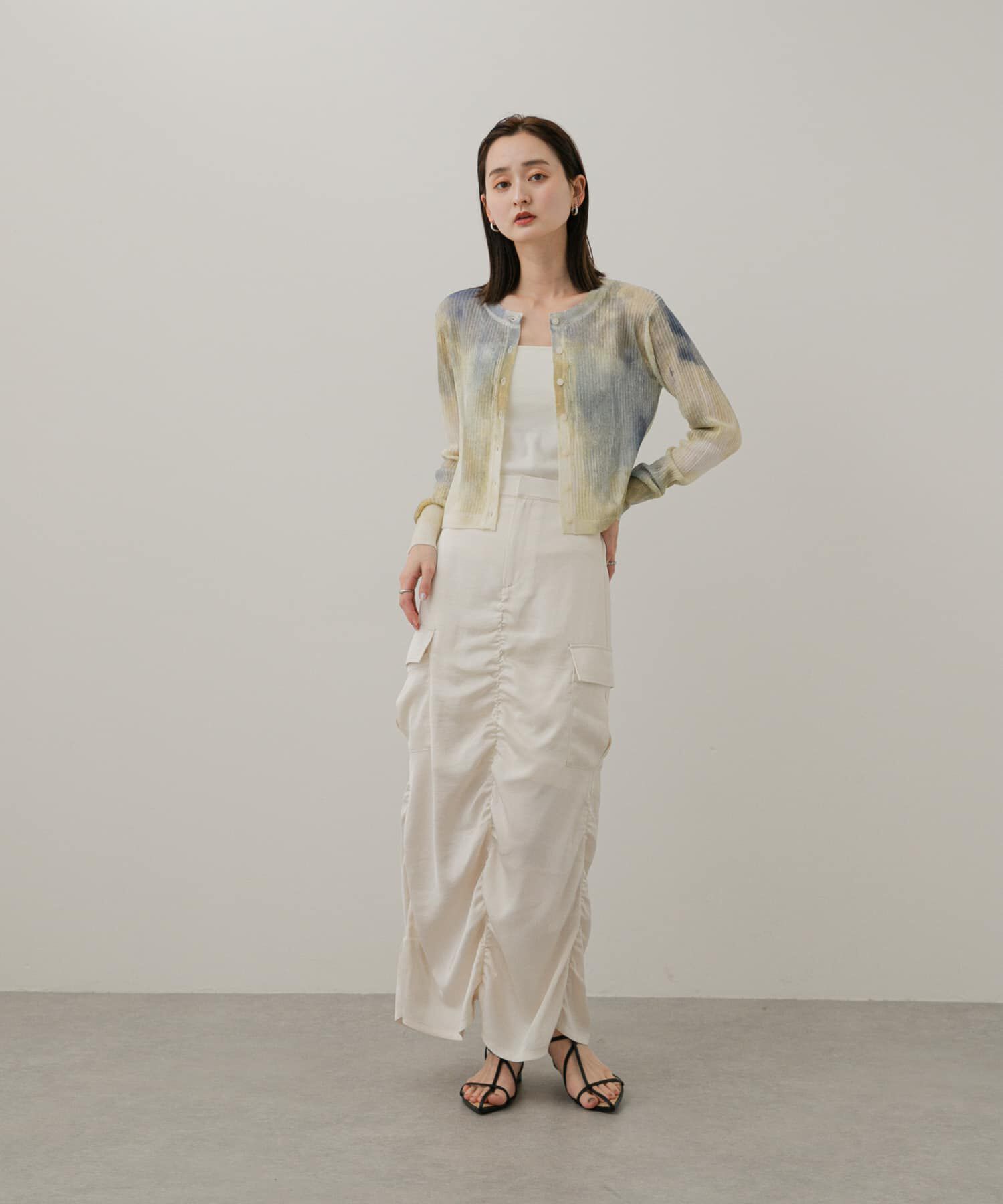 SENSE OF PLACE by URBAN RESEARCH「サテンサイドポケットスカート」|スカート|