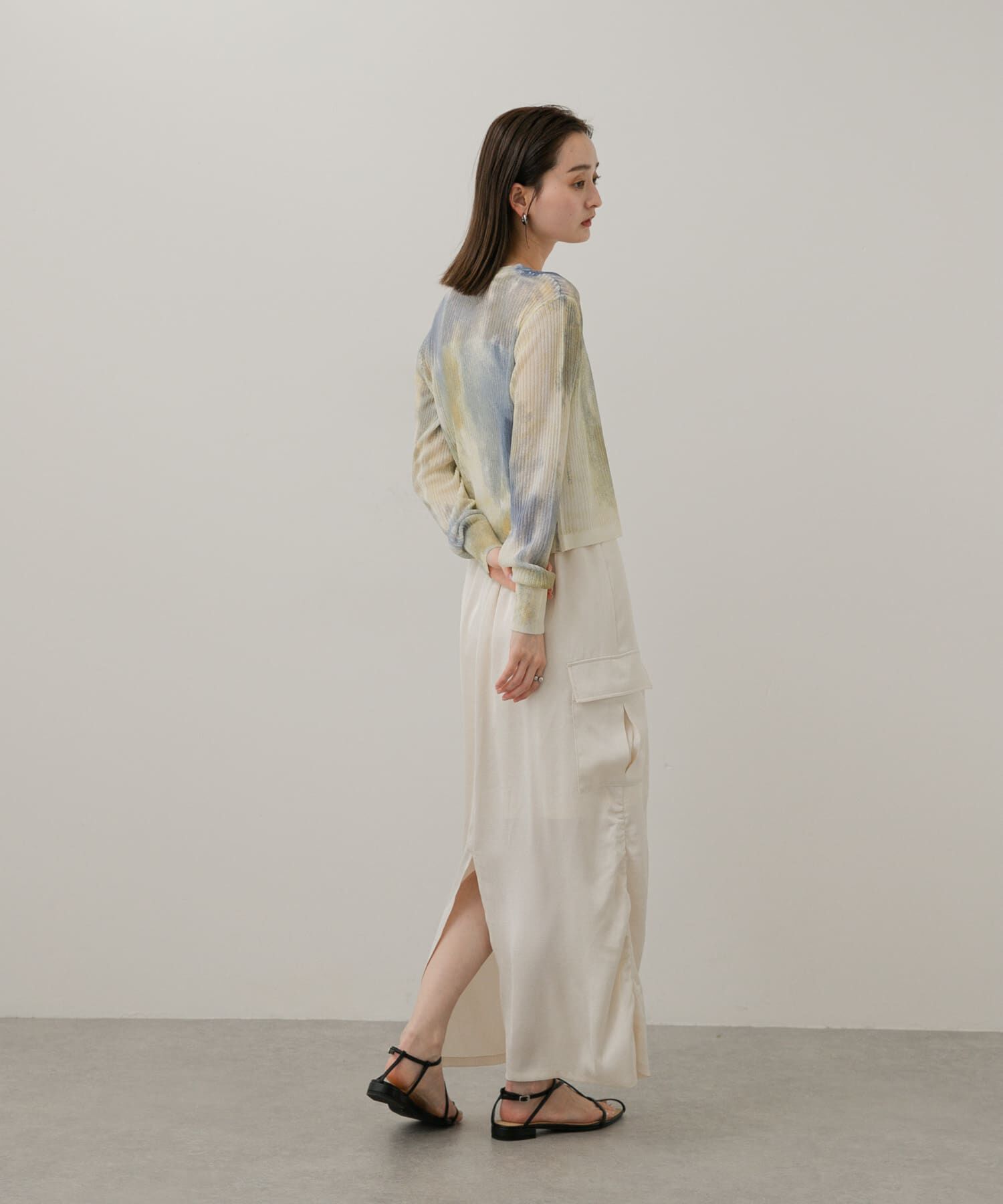 SENSE OF PLACE by URBAN RESEARCH「サテンサイドポケットスカート」|スカート|