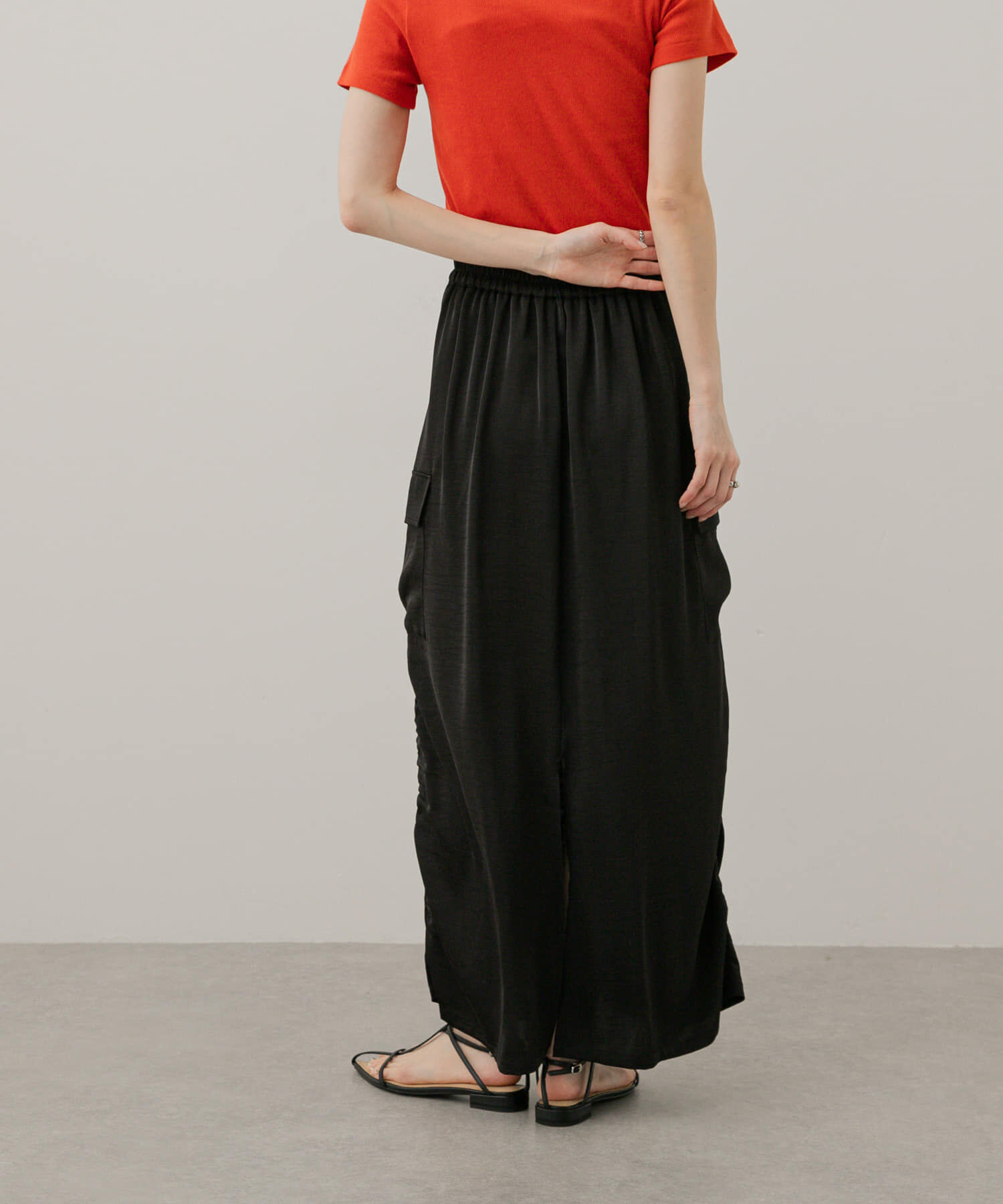 SENSE OF PLACE by URBAN RESEARCH「サテンサイドポケットスカート」|スカート|