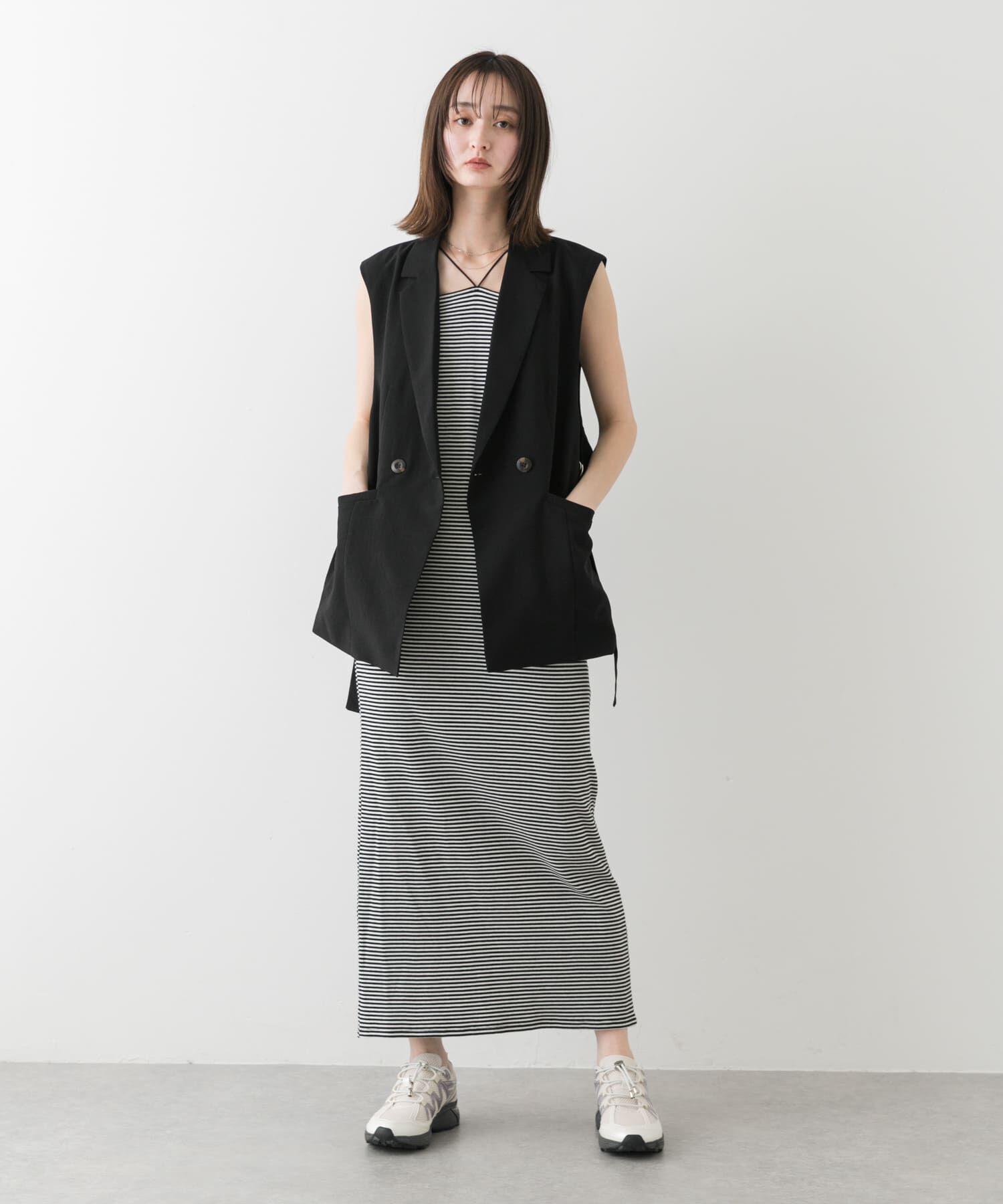 SENSE OF PLACE by URBAN RESEARCH「ホルターネックカップツキキャミワンピース」|ワンピース|