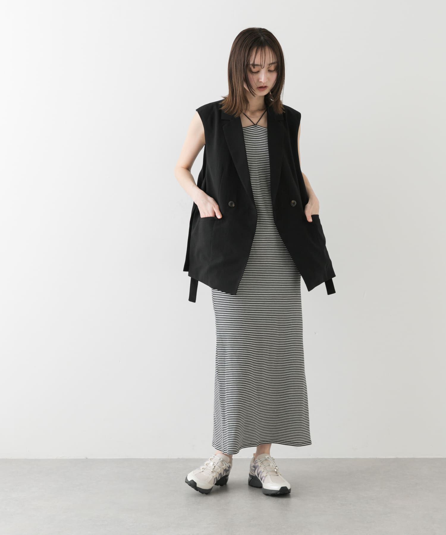 SENSE OF PLACE by URBAN RESEARCH「ホルターネックカップツキキャミワンピース」|ワンピース|