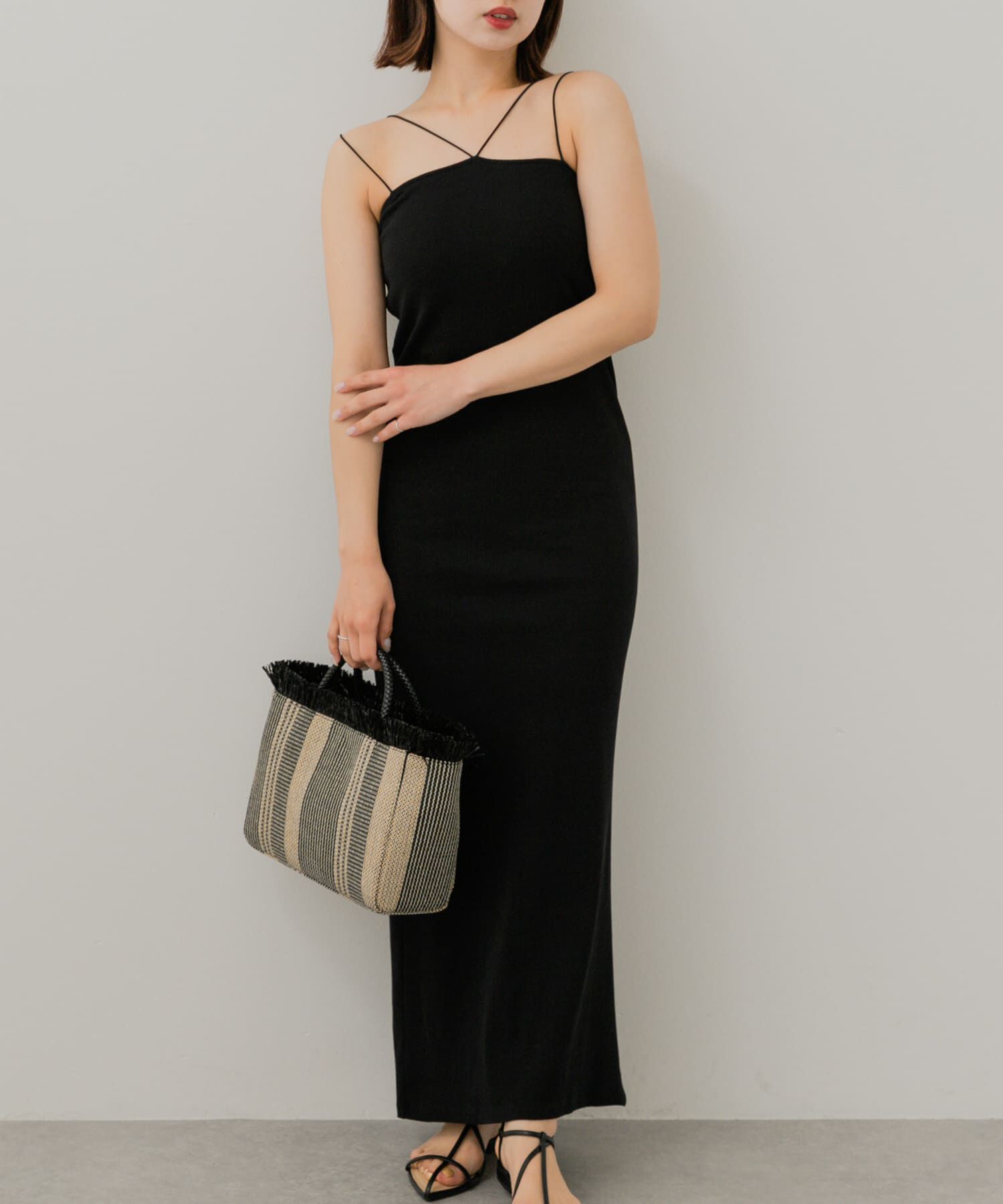 SENSE OF PLACE by URBAN RESEARCH「ホルターネックカップツキキャミワンピース」|ワンピース|ブラック