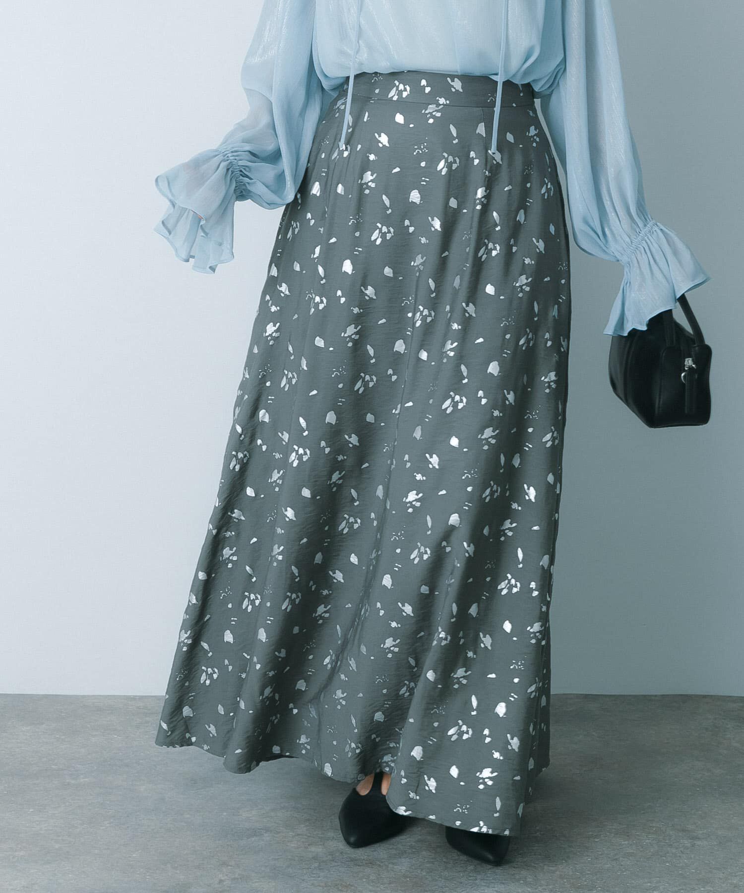 SENSE OF PLACE by URBAN RESEARCH「ハクプリントフレアスカート」|スカート|