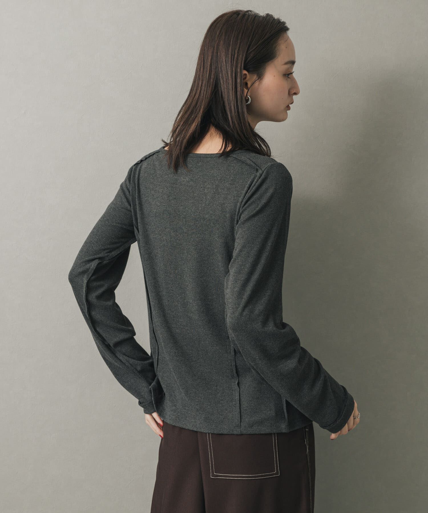 SENSE OF PLACE by URBAN RESEARCH「パネルリブカットカーディガン」|カーディガン|