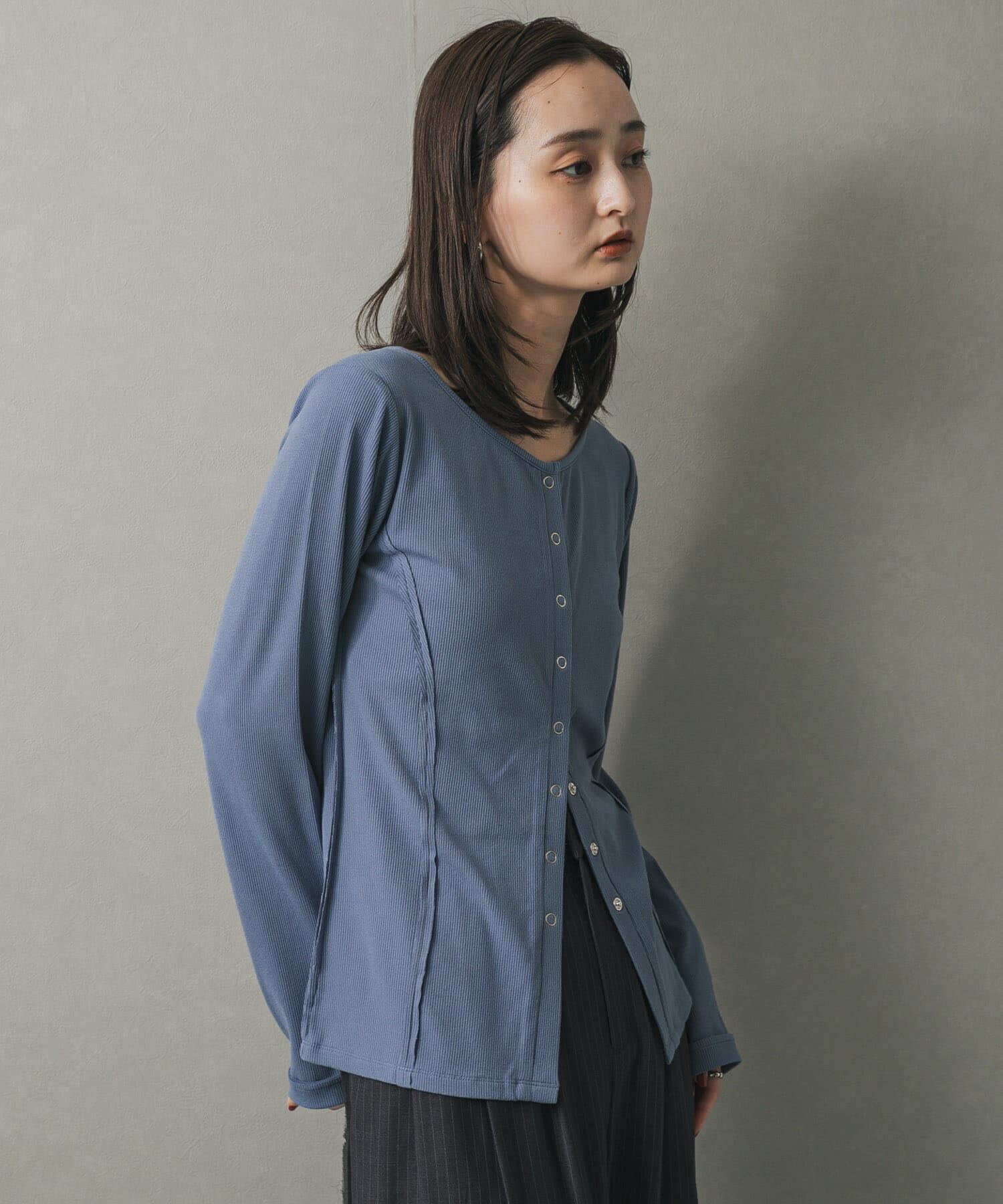 SENSE OF PLACE by URBAN RESEARCH「パネルリブカットカーディガン」|カーディガン|